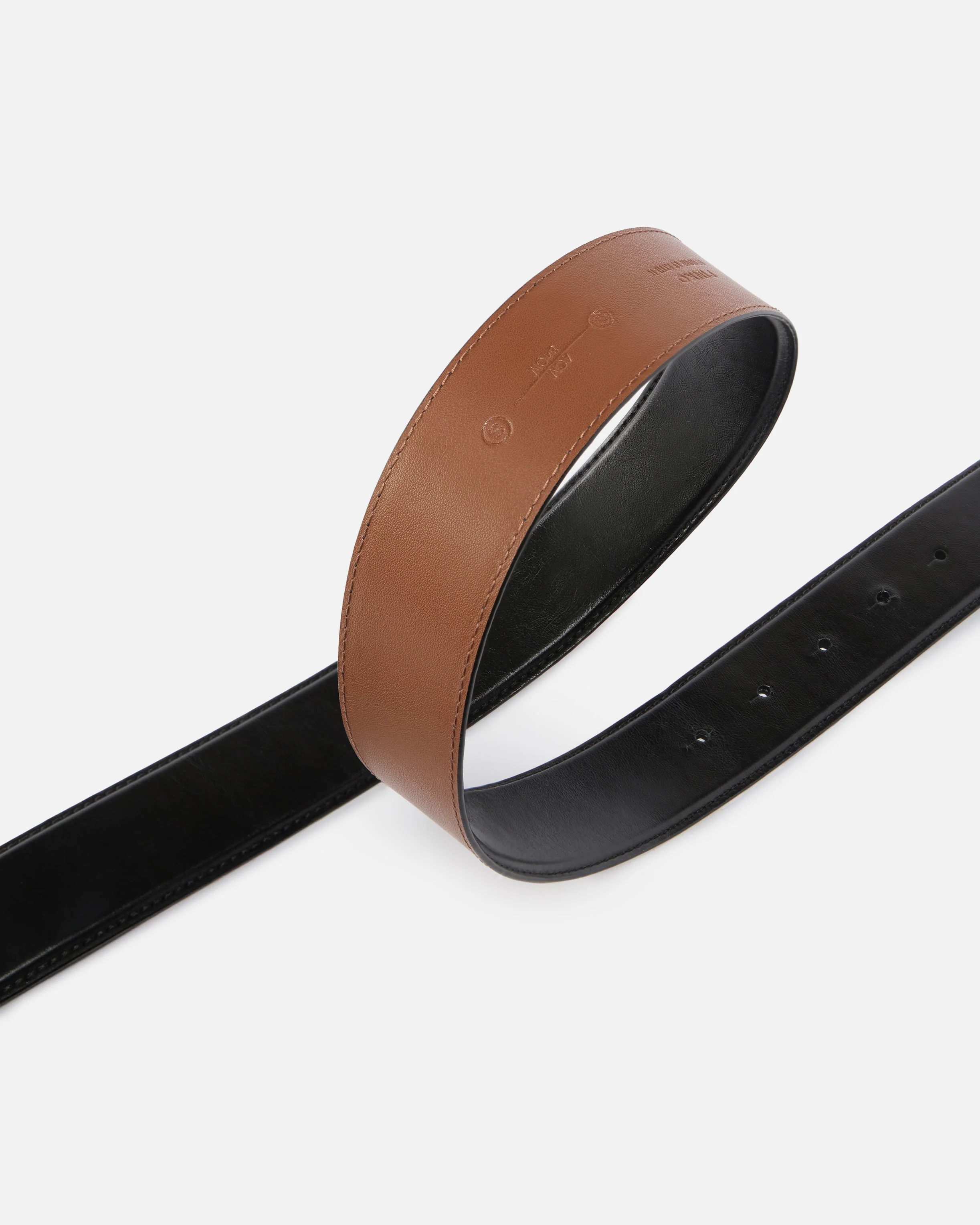 Leather belt with Love Birds buckle, 4 cm - Image 4