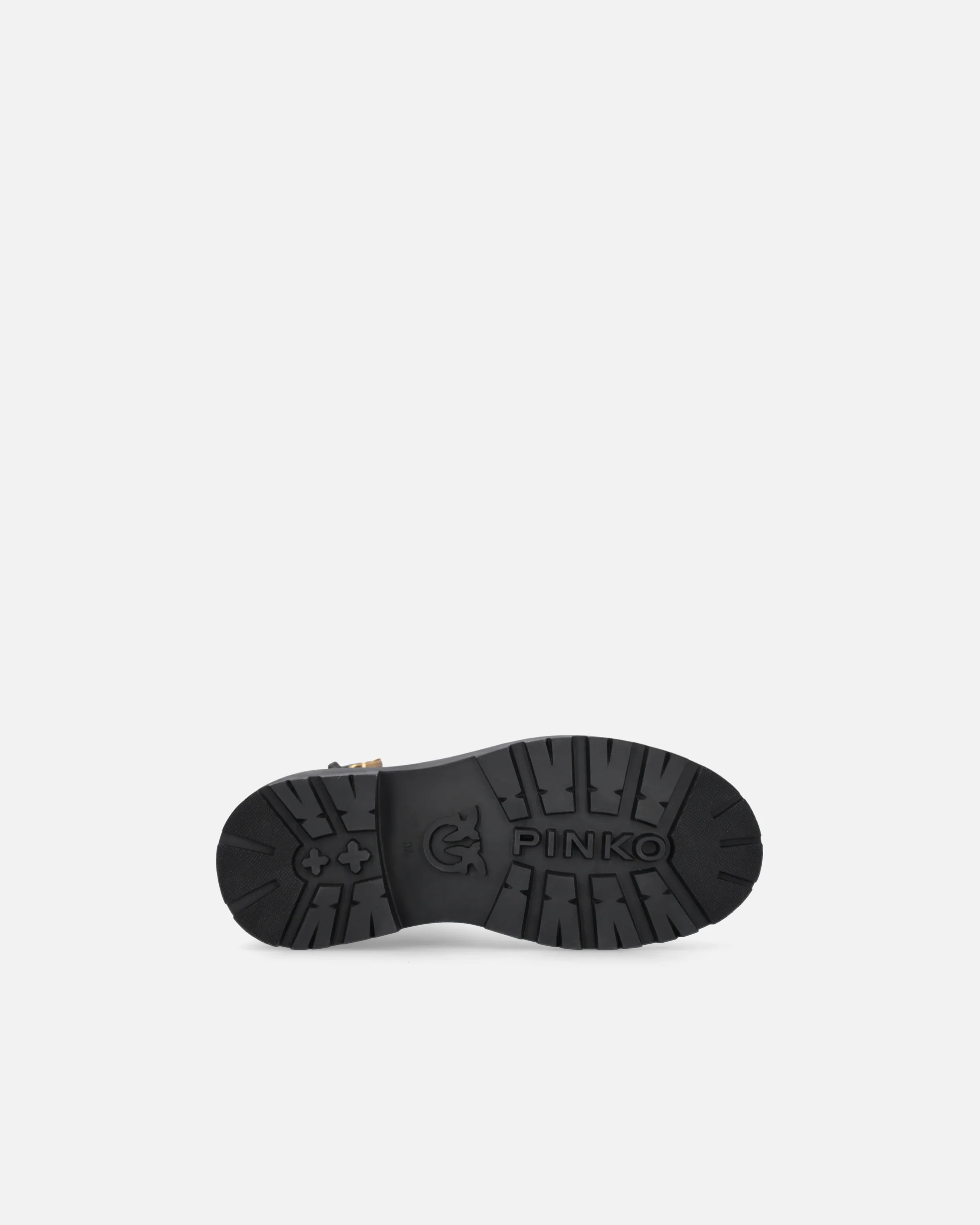 Leather combat boots with branded front strap - Image 7