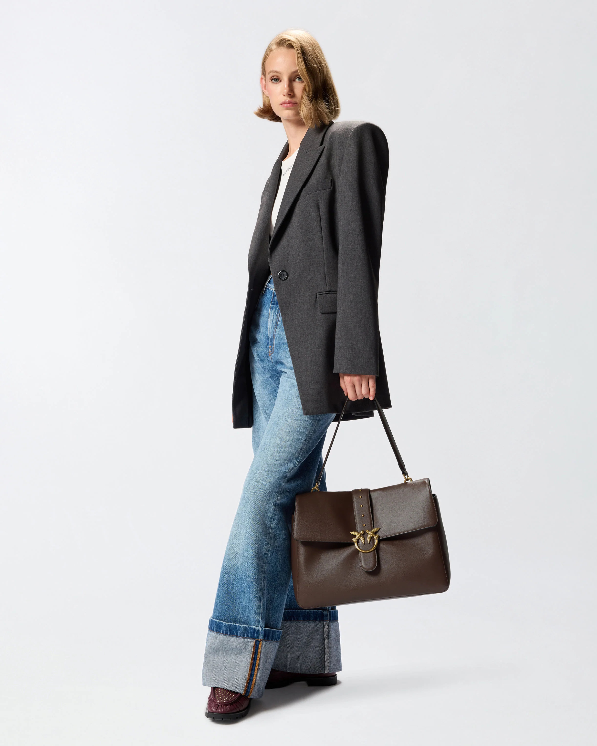 Leather maxi Love Bag Slouchy shoulder bag - Image 5