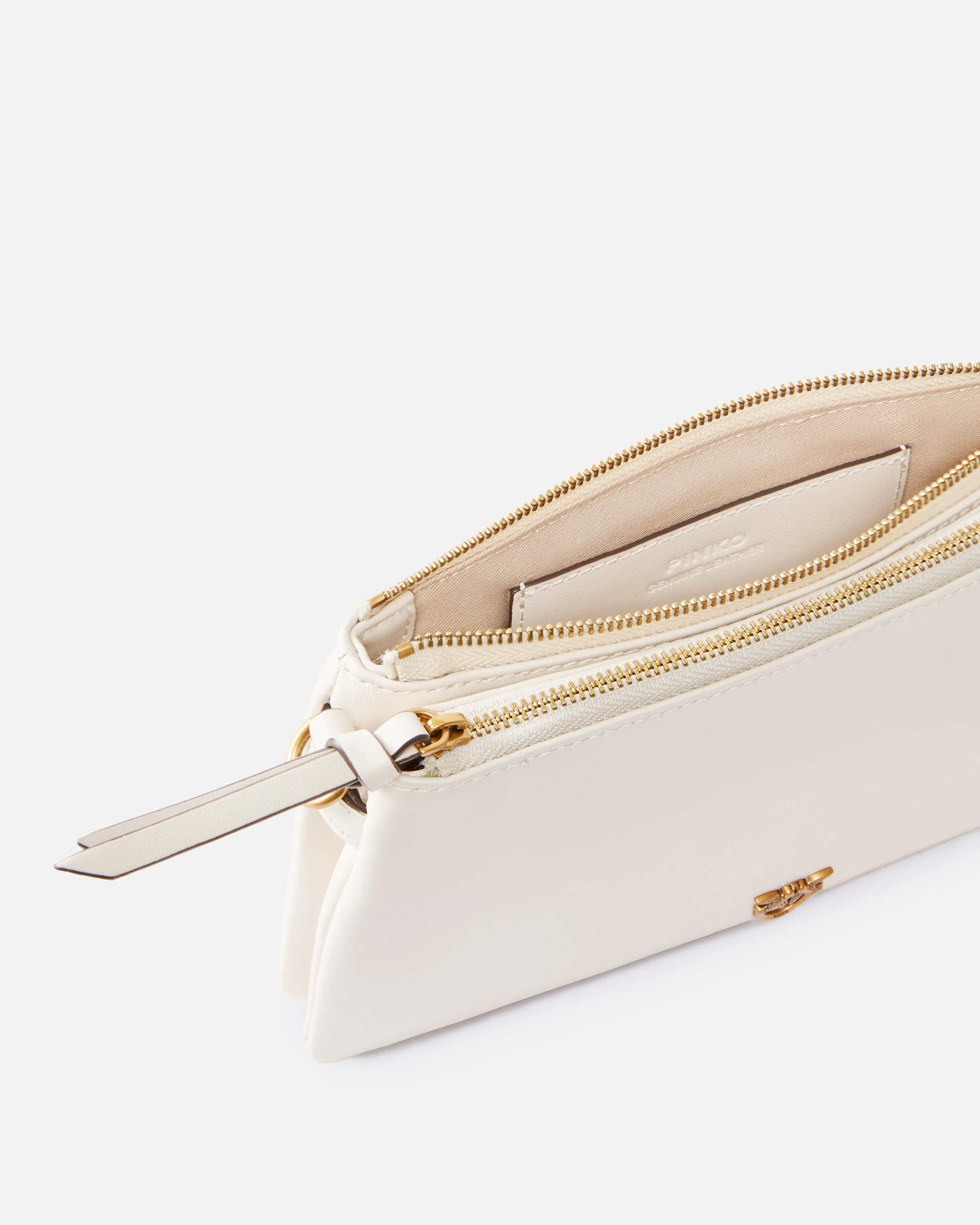 Leather Mini Double Bag with shoulder strap - Image 4