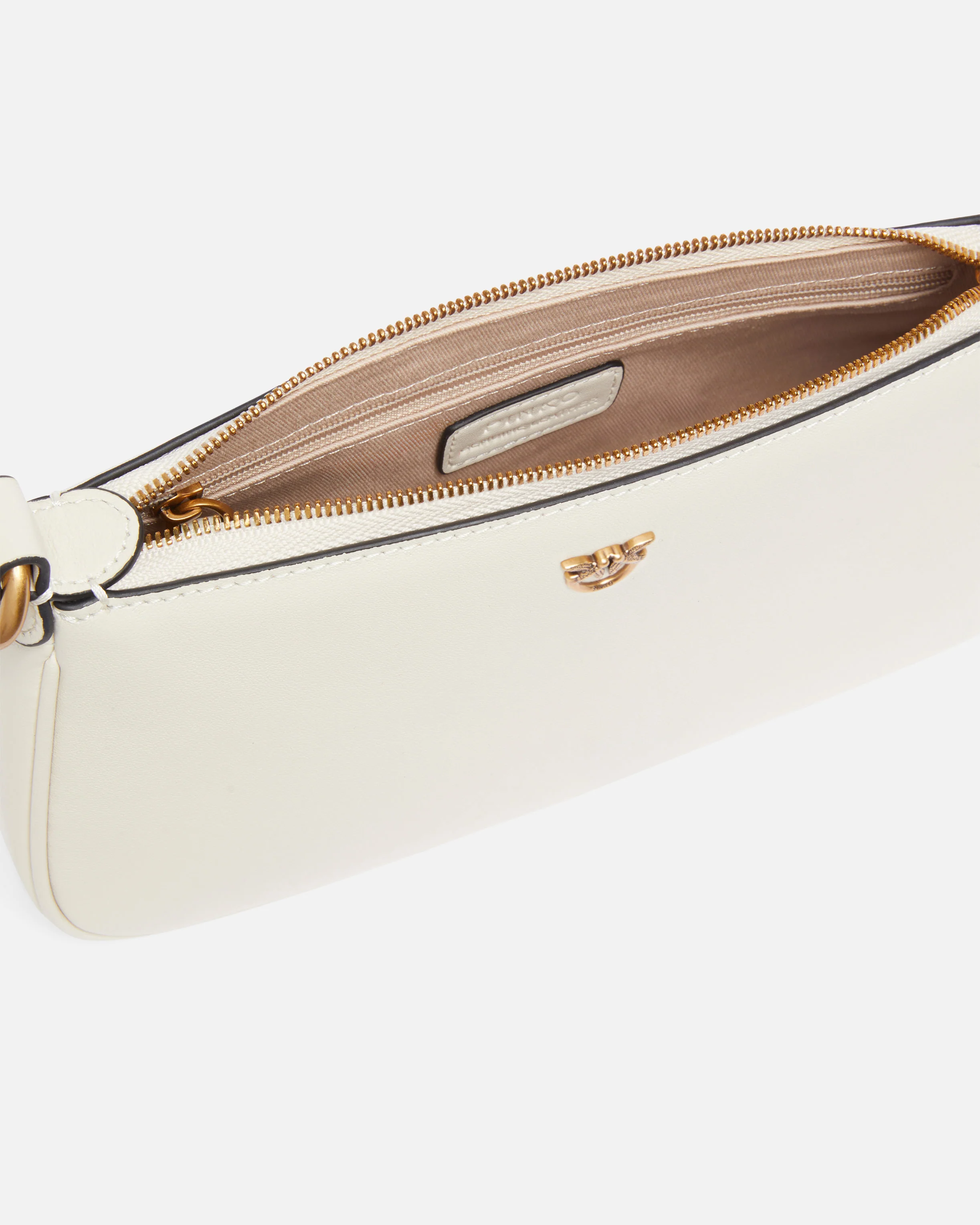 Leather Mini Half Moon crossbody bag - Image 4
