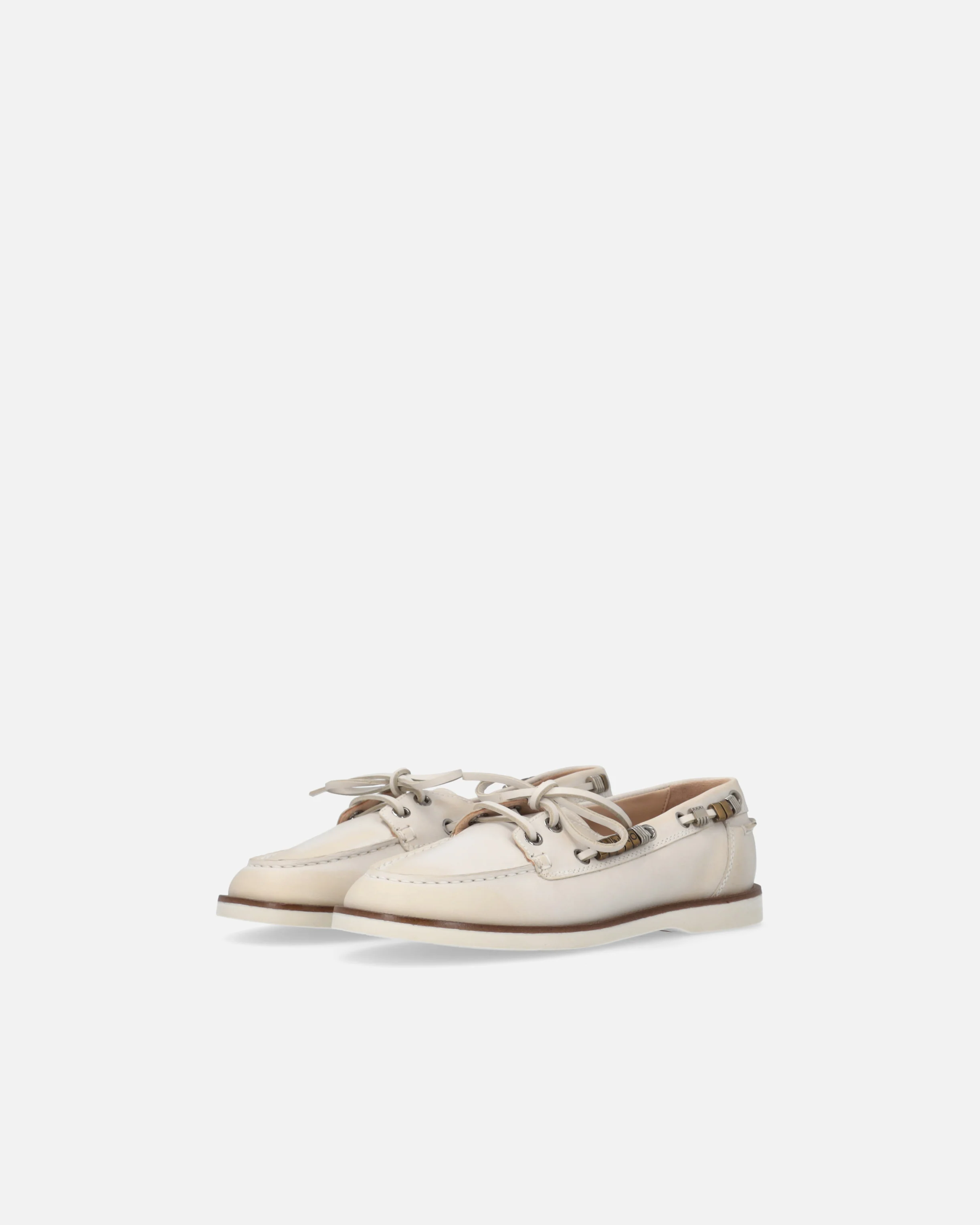 Leather moccasins with jewel details - Image 6