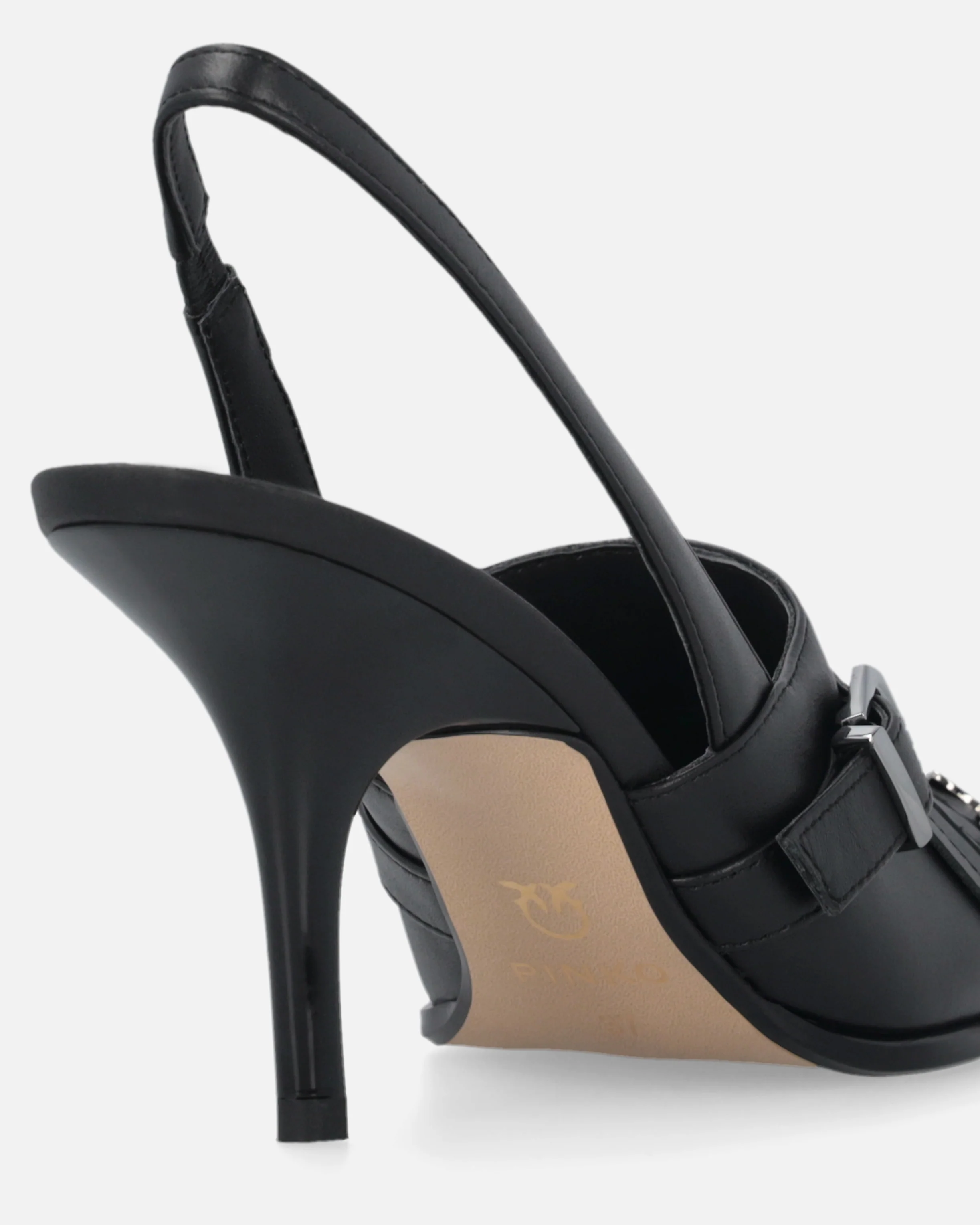 Leather slingbacks with saddlery-inspired details - Image 7