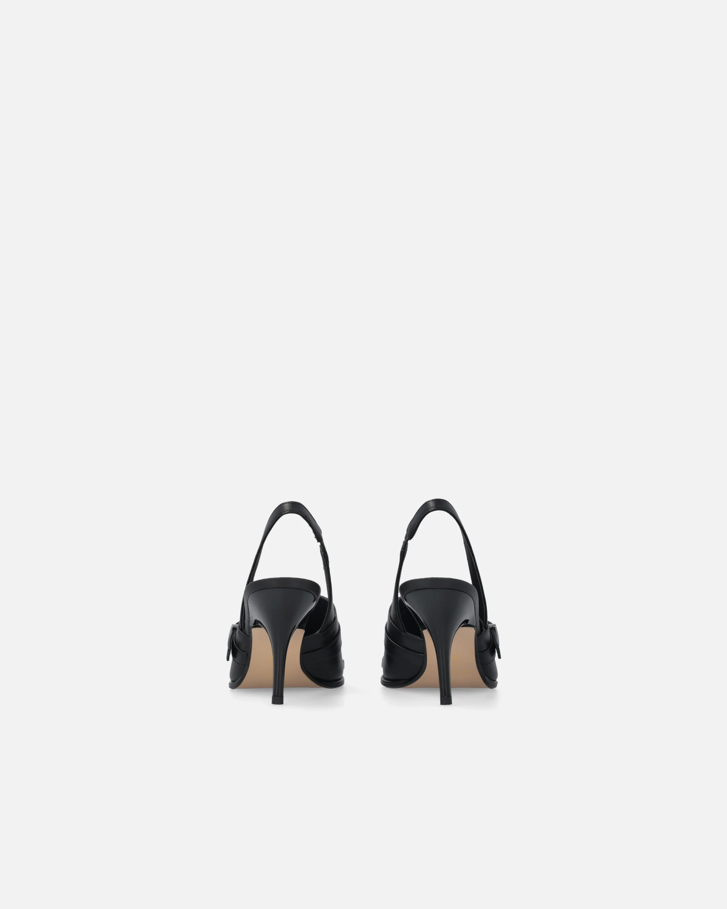 Leather slingbacks with saddlery-inspired details - Image 8