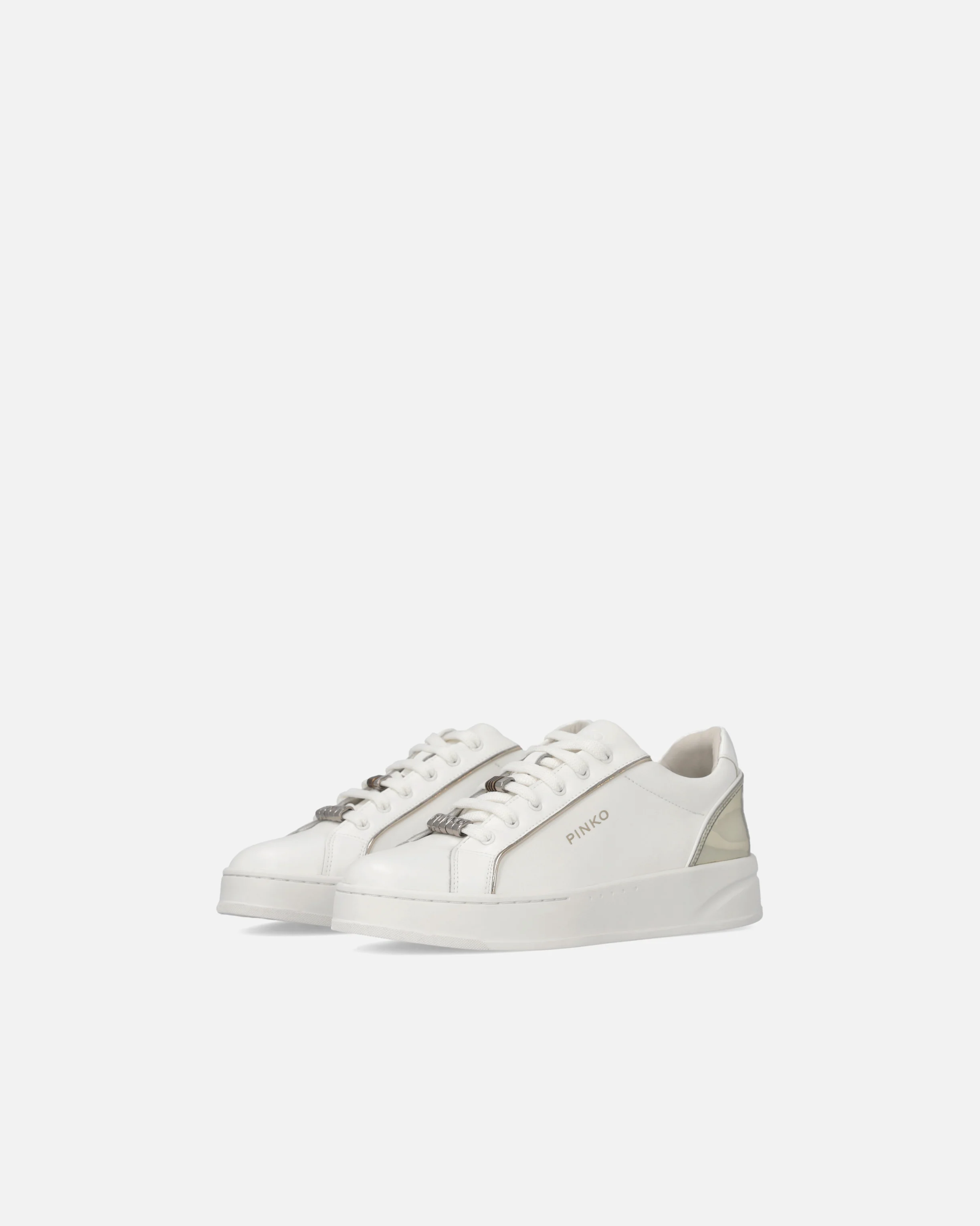 Leather sneakers with logo - Image 6