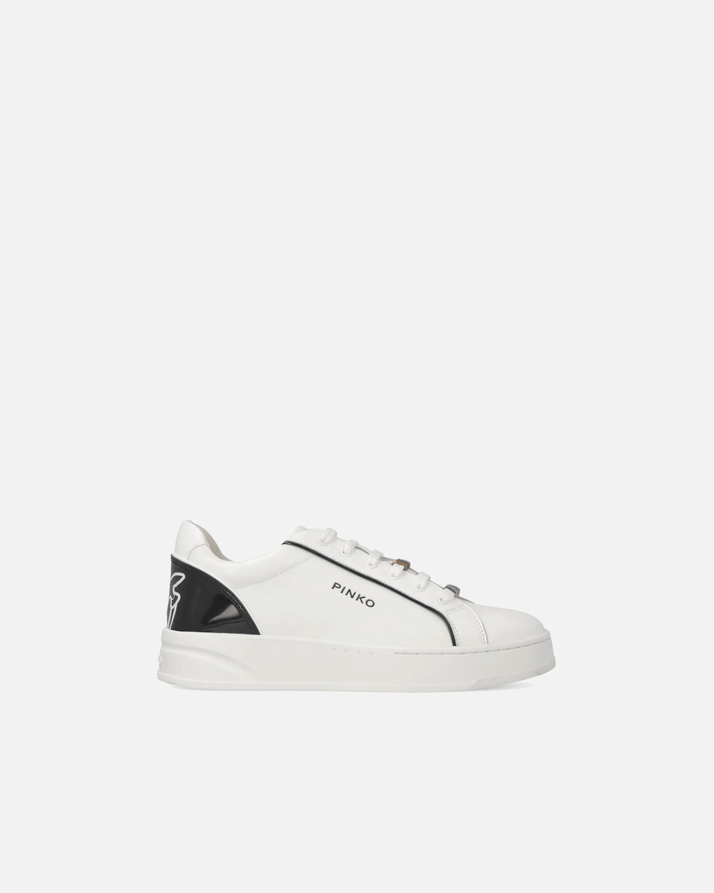 Leather sneakers with logo