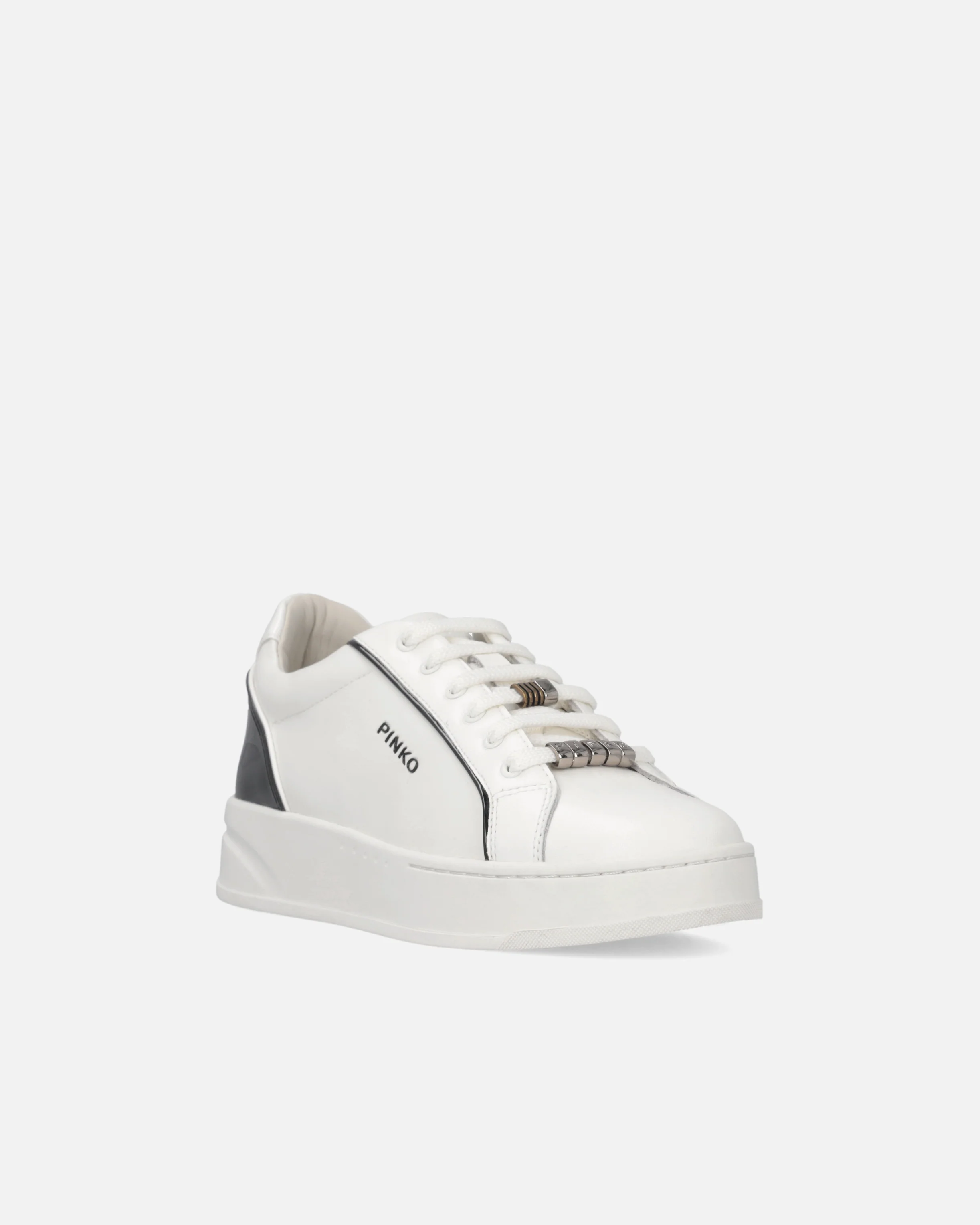Leather sneakers with logo - Image 2