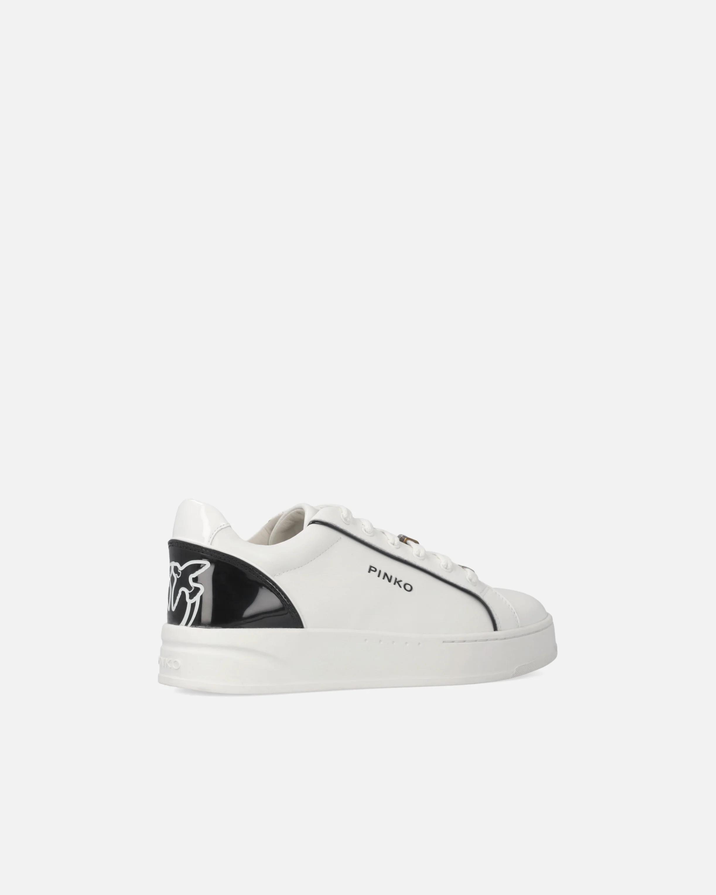 Leather sneakers with logo - Image 3