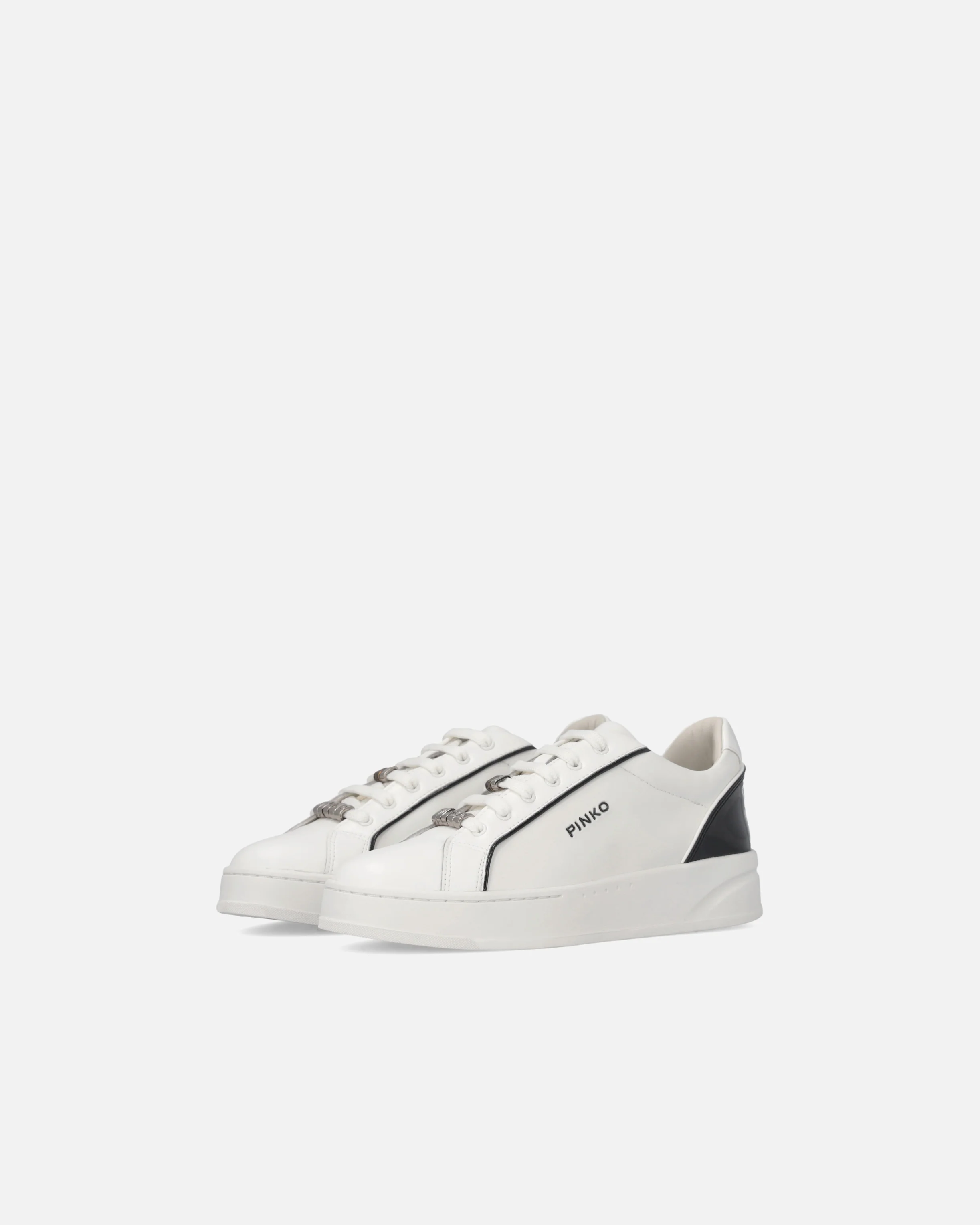 Leather sneakers with logo - Image 6