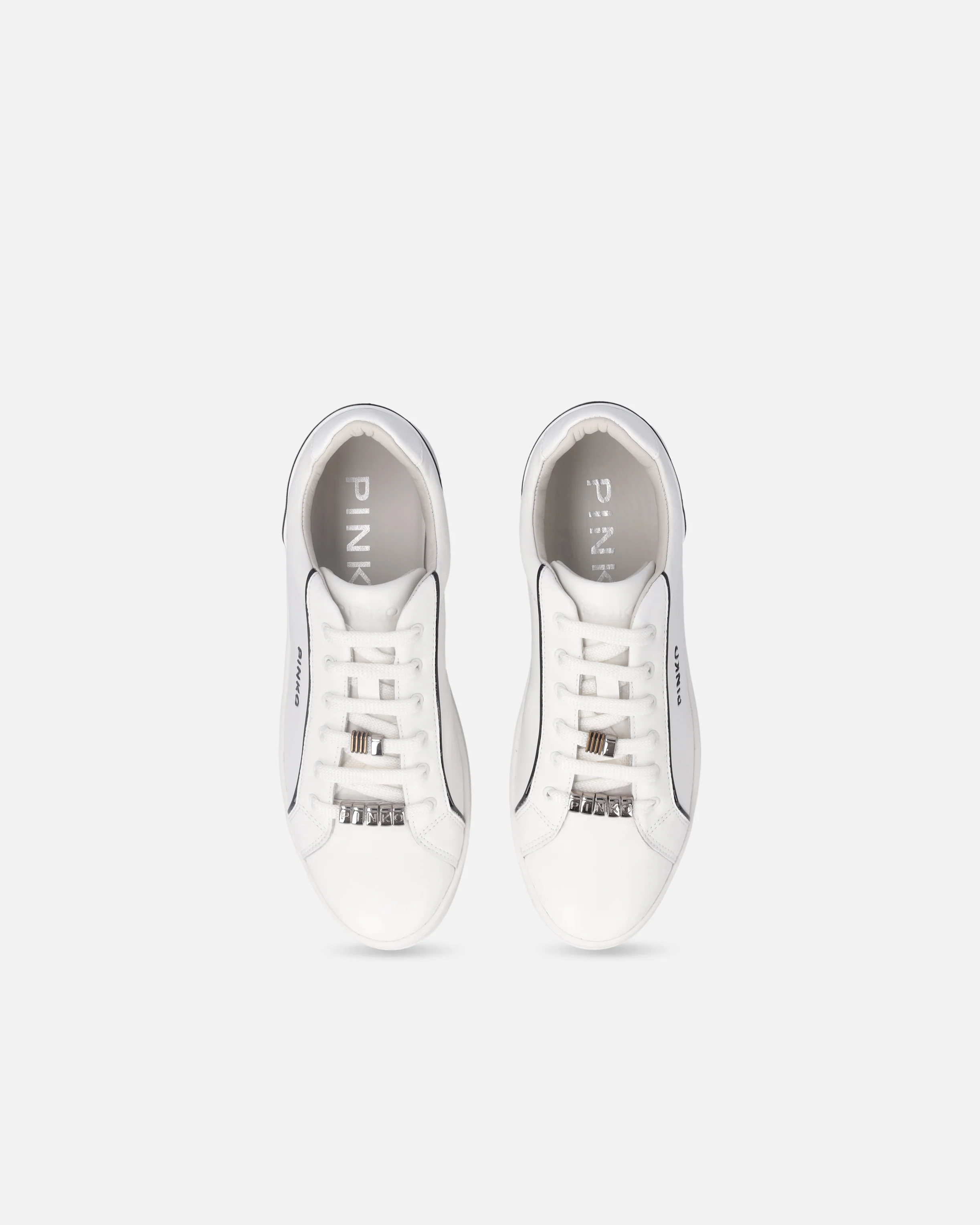Leather sneakers with logo - Image 9