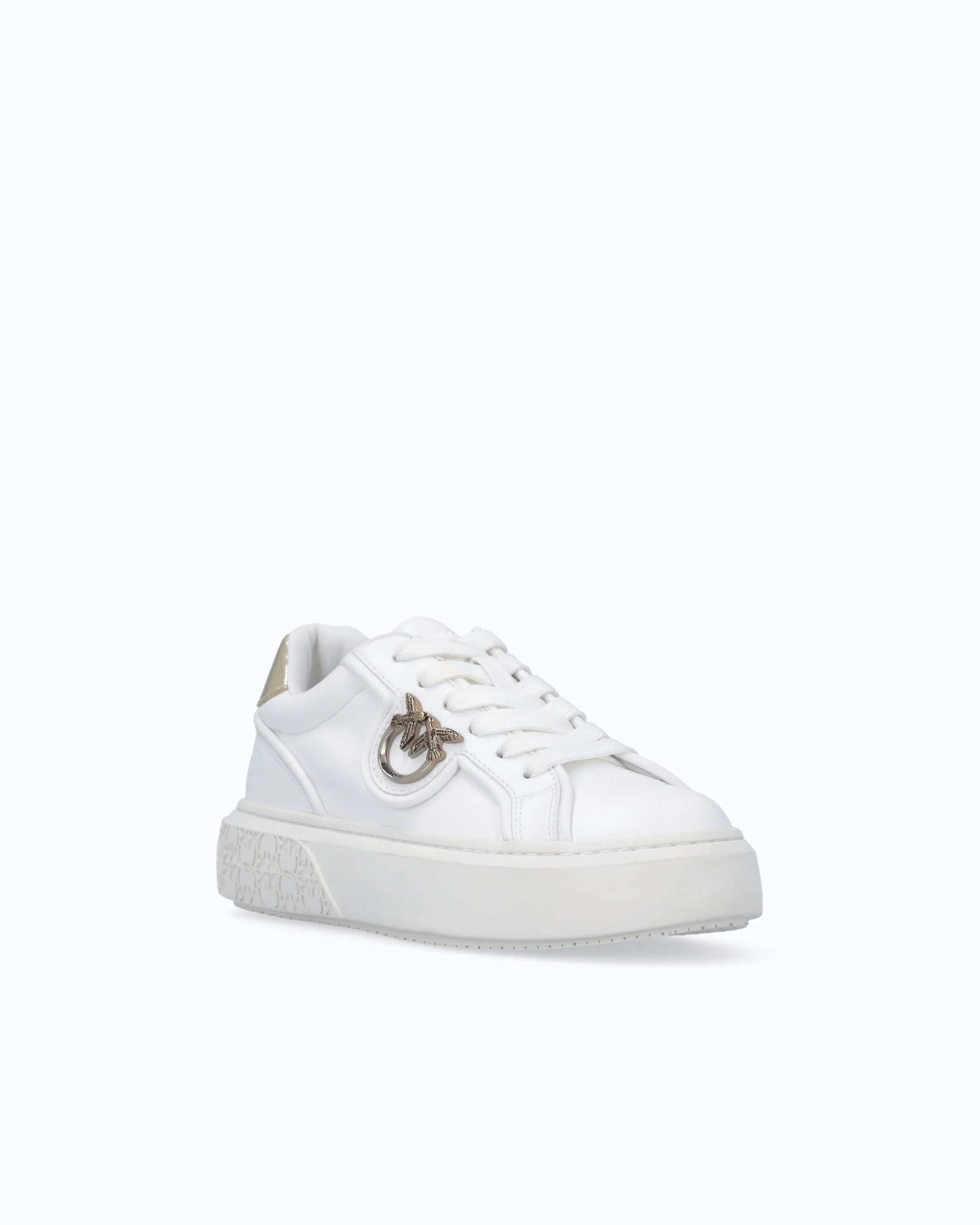 Leather sneakers with Love Birds logo - Image 2
