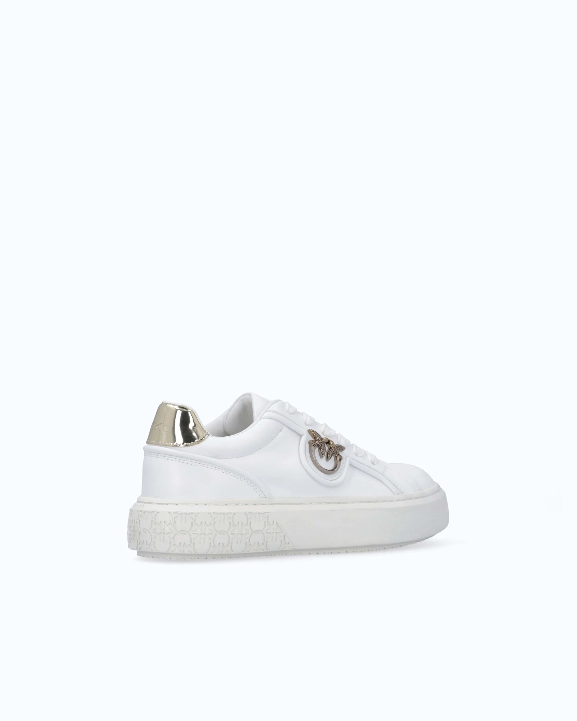 Leather sneakers with Love Birds logo - Image 3