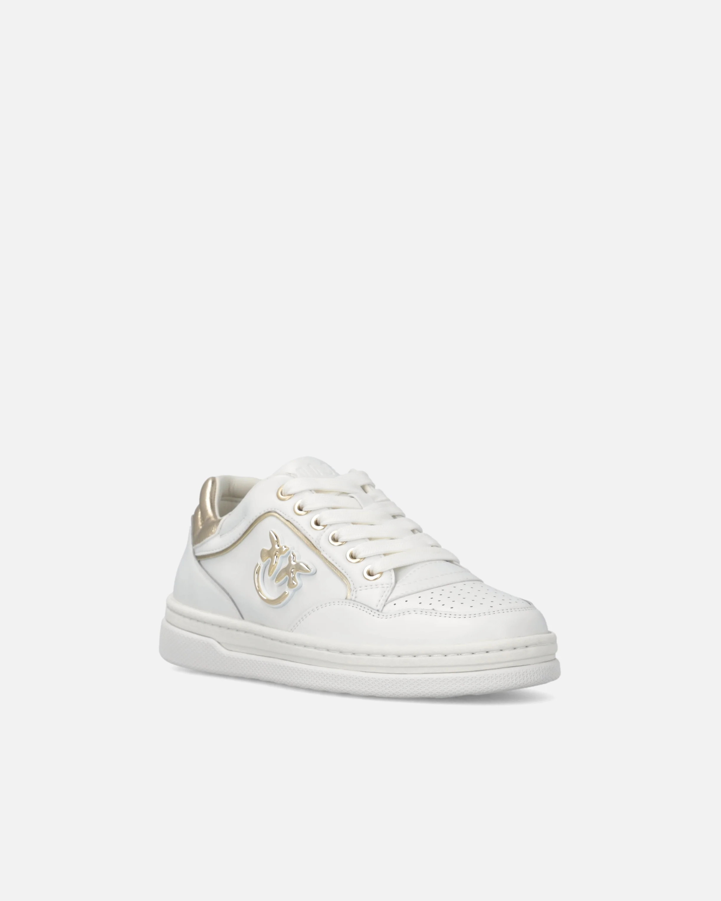 Leather sneakers with Love Birds logo - Image 2