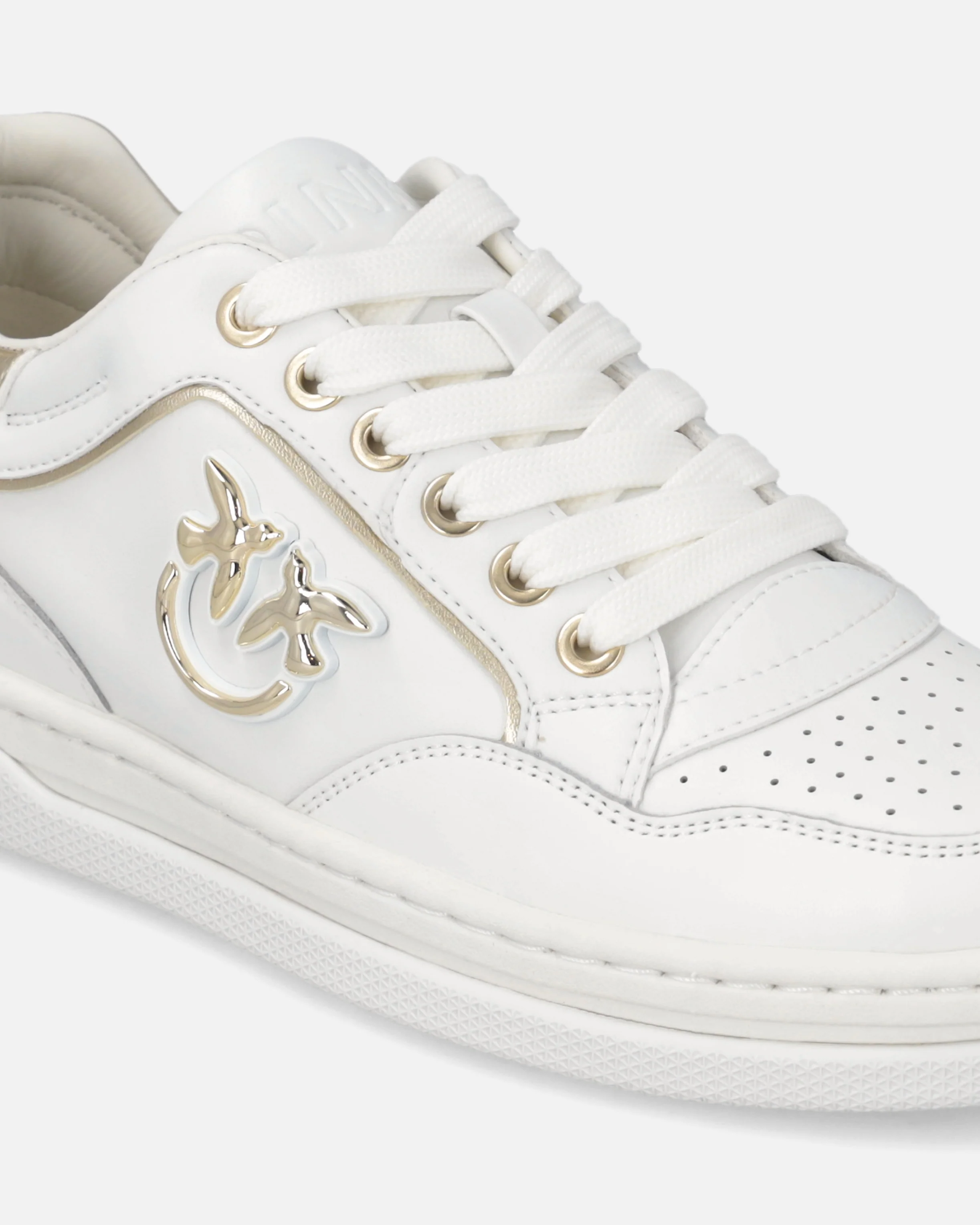 Leather sneakers with Love Birds logo - Image 4