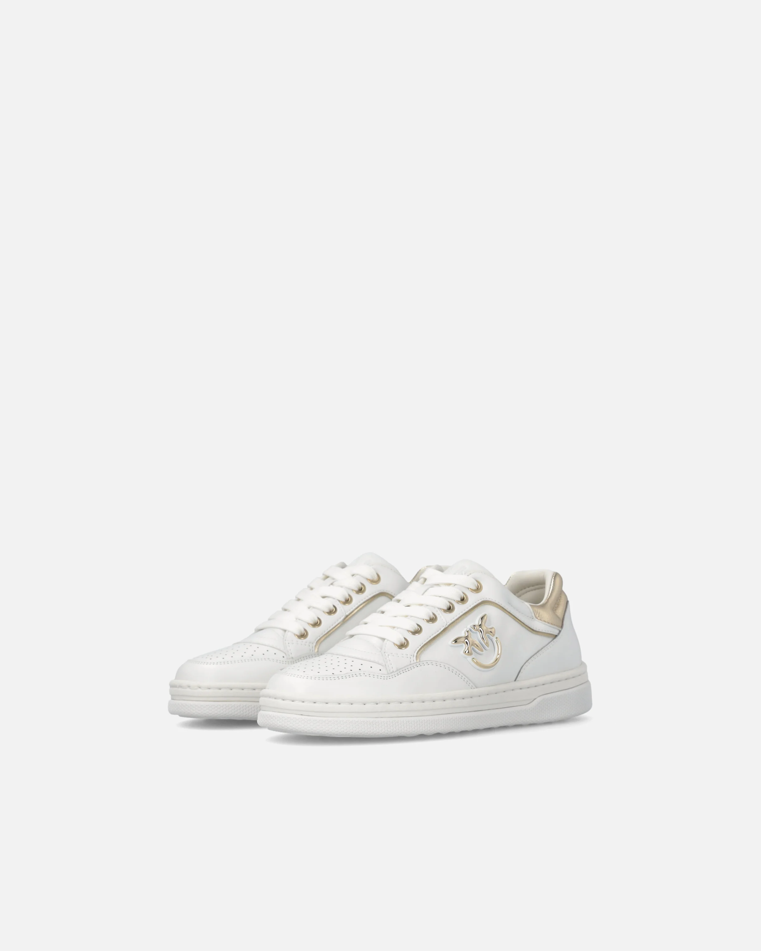 Leather sneakers with Love Birds logo - Image 6