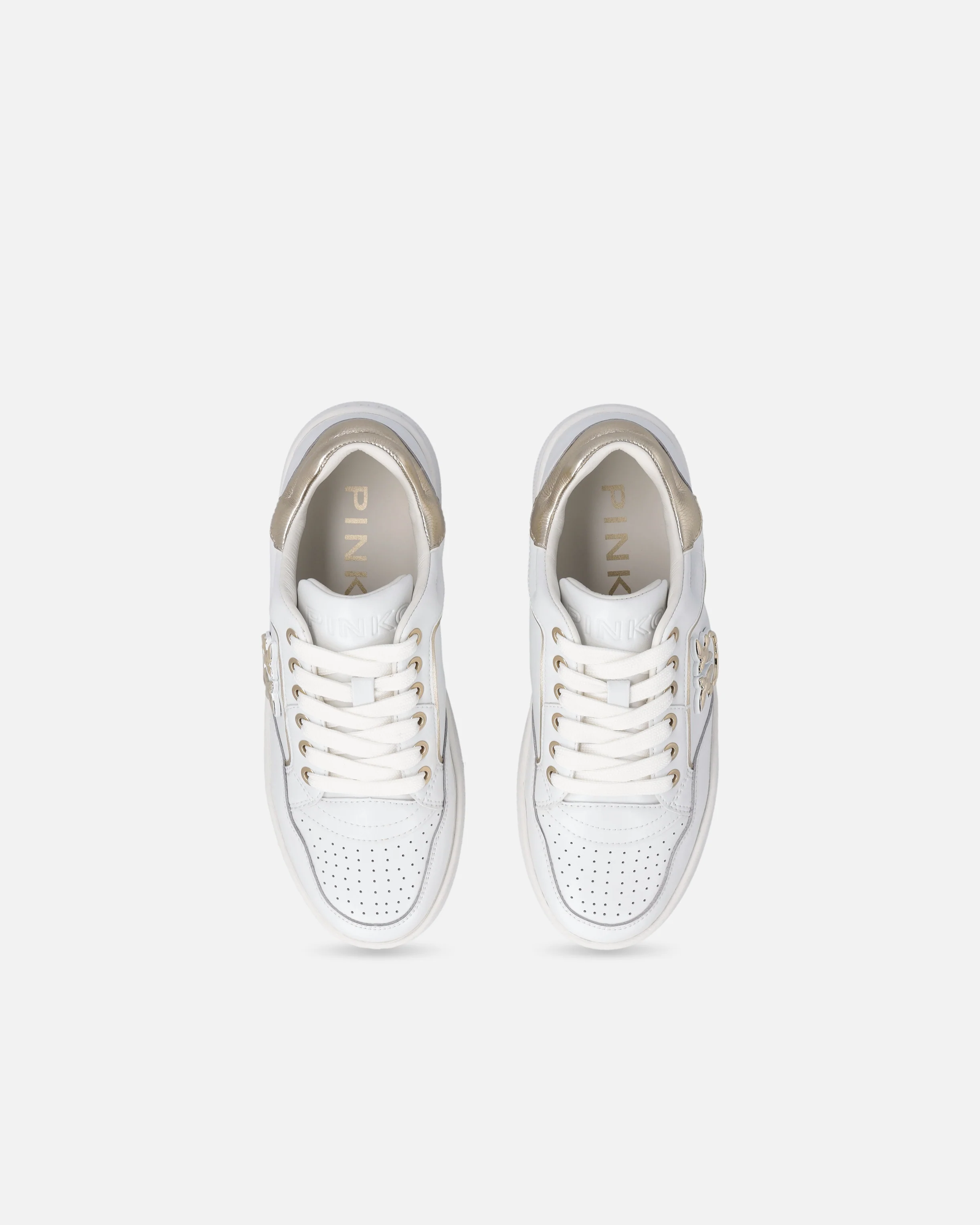 Leather sneakers with Love Birds logo - Image 9