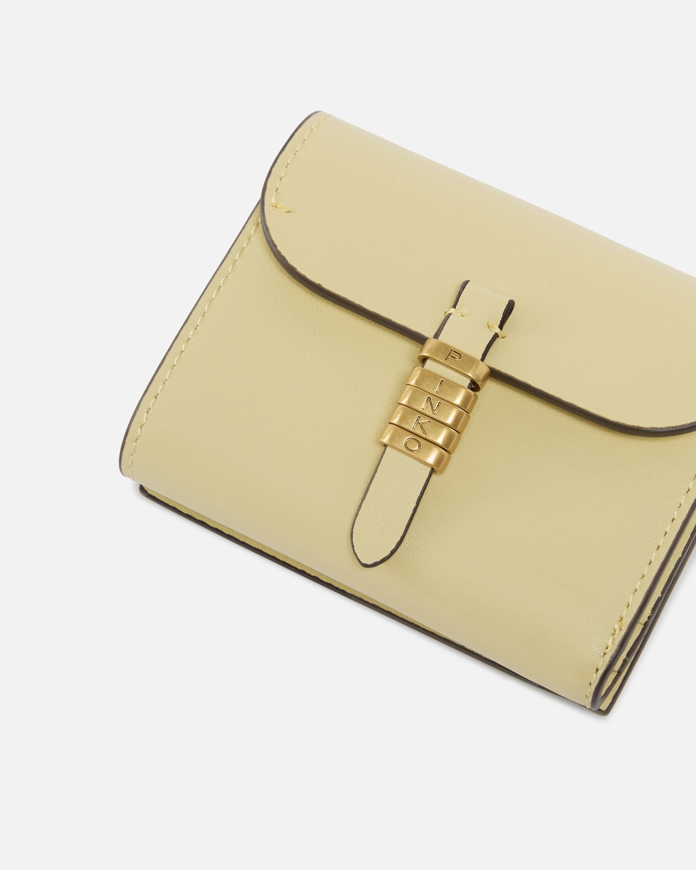 Leather wallet with PINKO lettering - Image 4