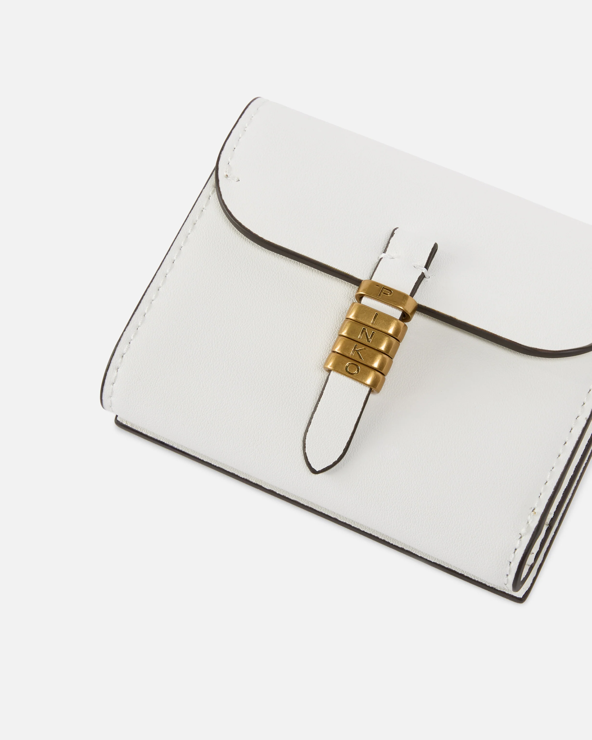 Leather wallet with PINKO lettering - Image 4