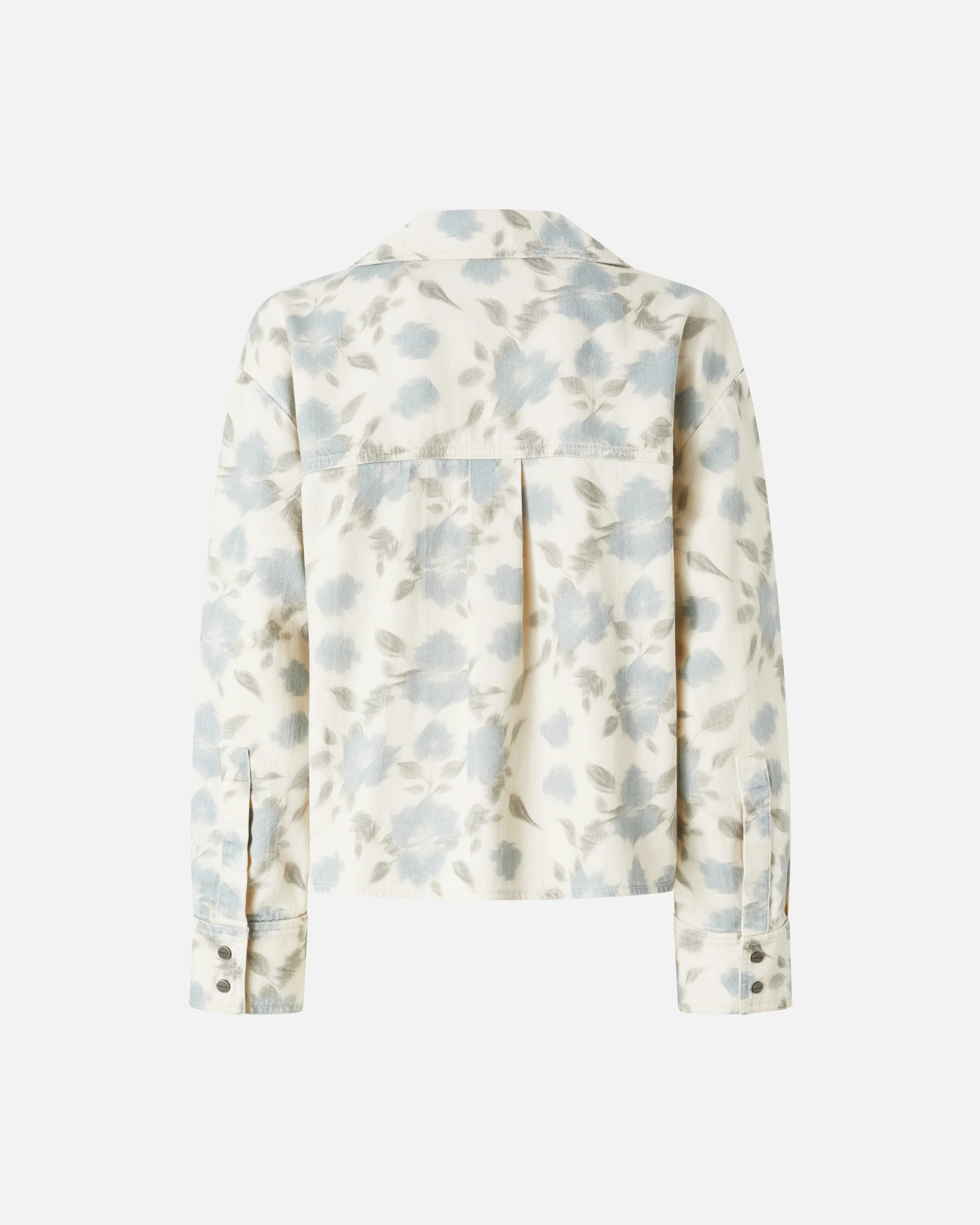 Lightweight boxy shirt with floral print - Image 6