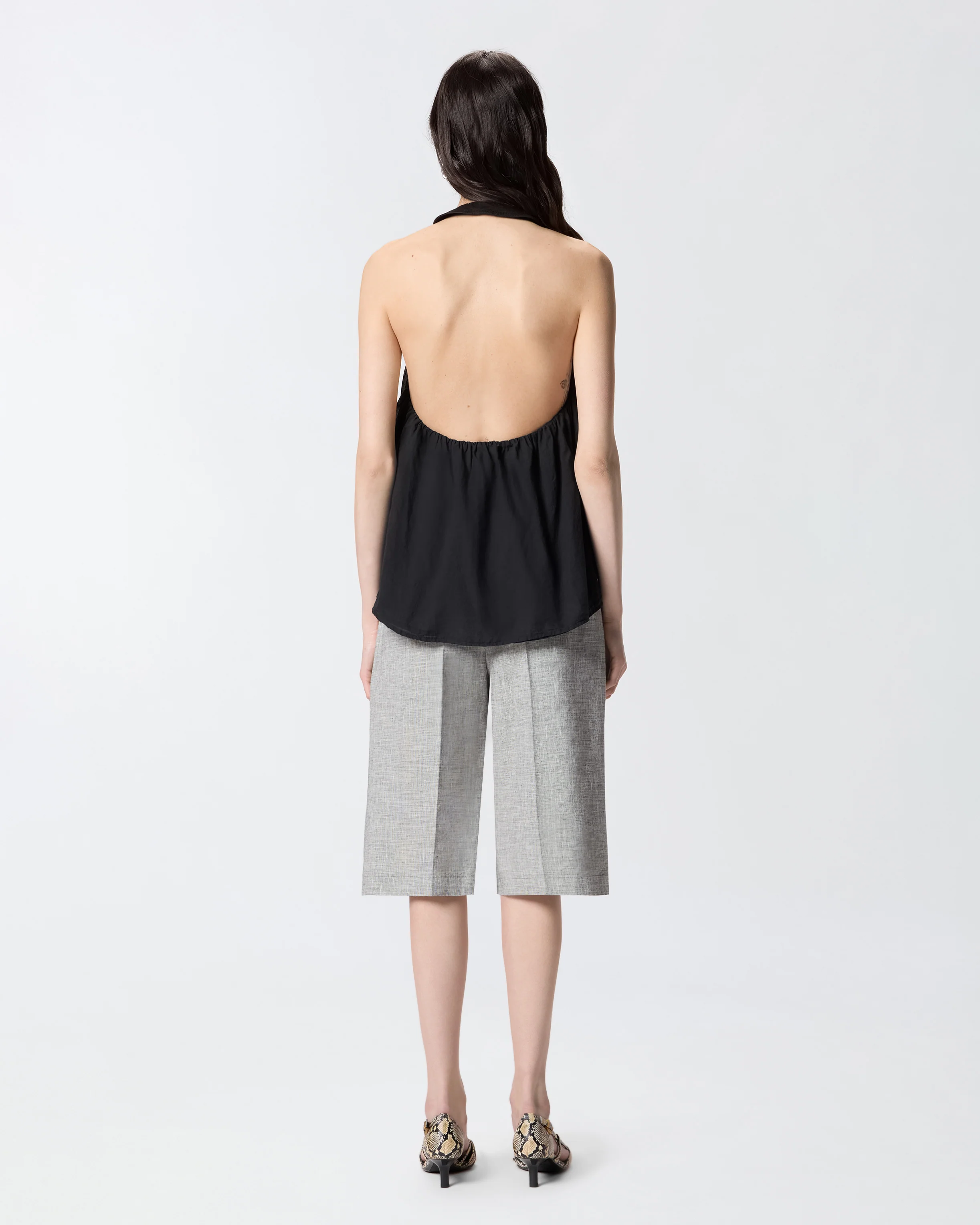 Lightweight top with laces and Texan details - Image 3