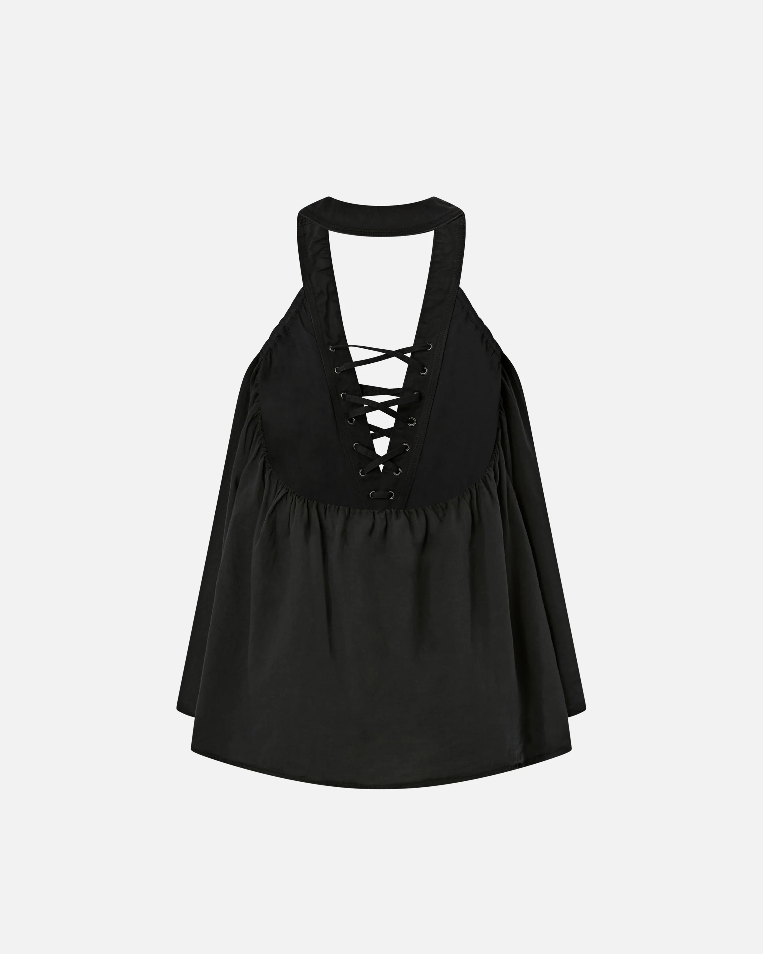 Lightweight top with laces and Texan details - Image 6