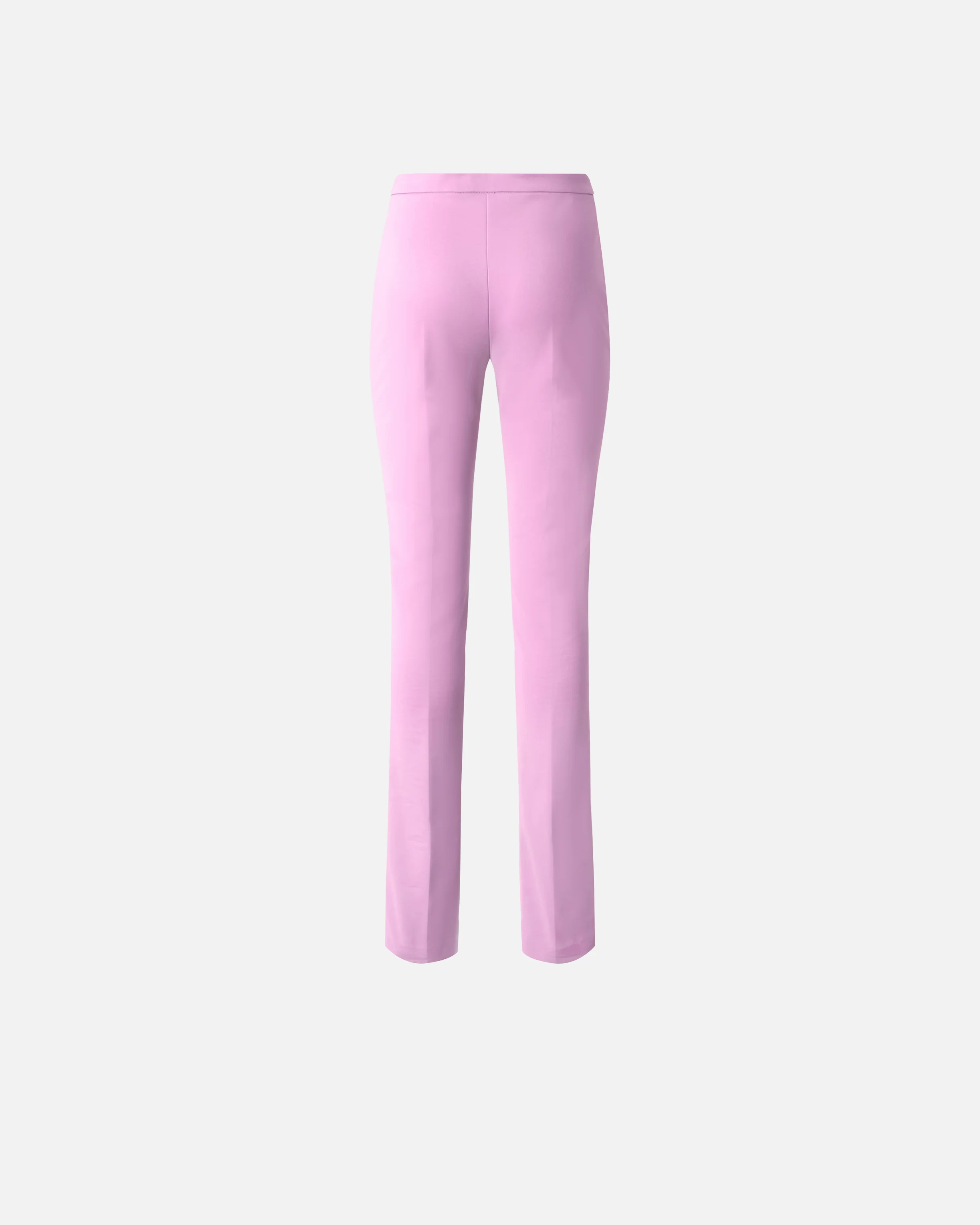 Linen-blend trousers with adjustable hem slit detail - Image 6
