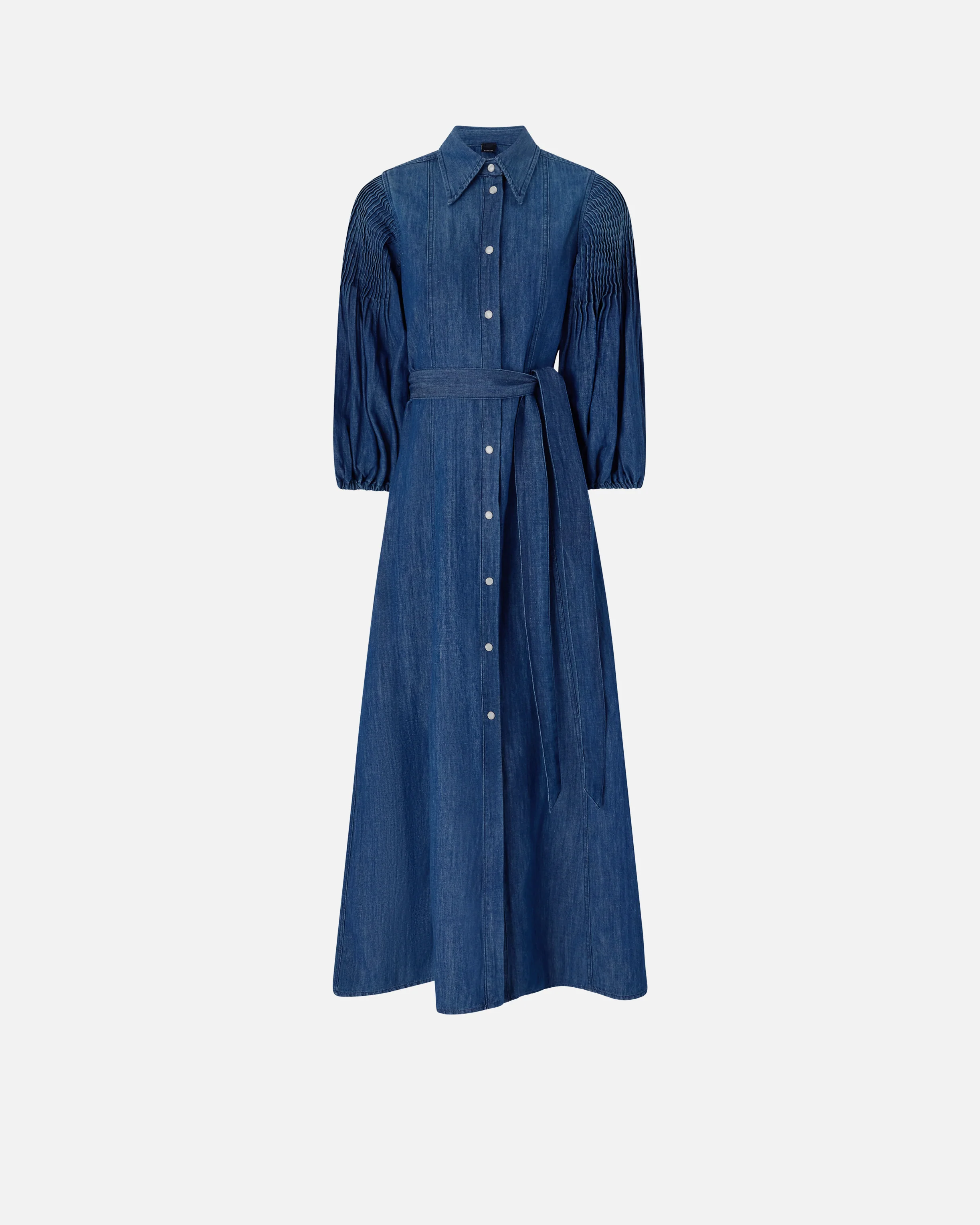 Long denim shirt dress - Image 5