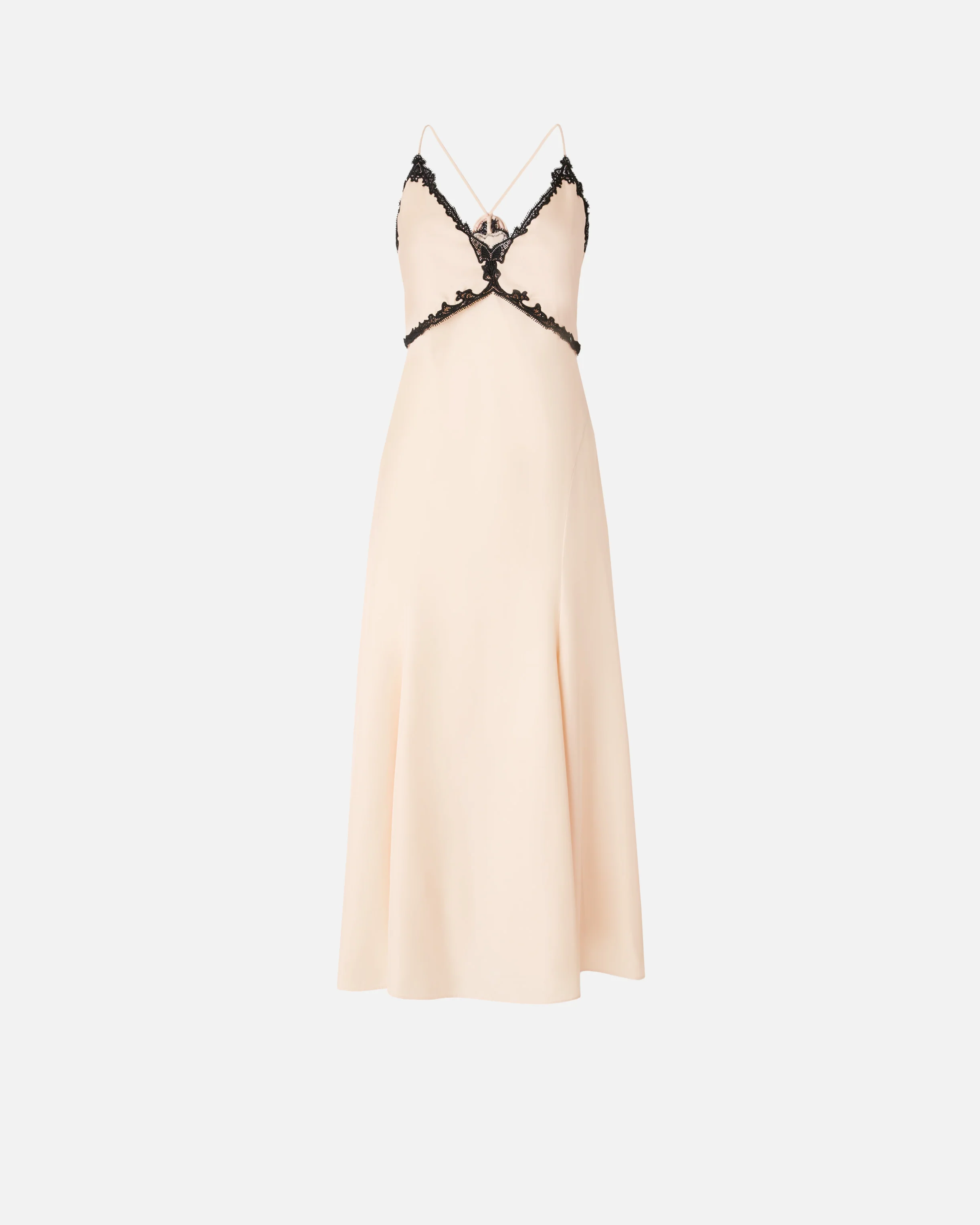 Long dress with lace inserts - Image 5