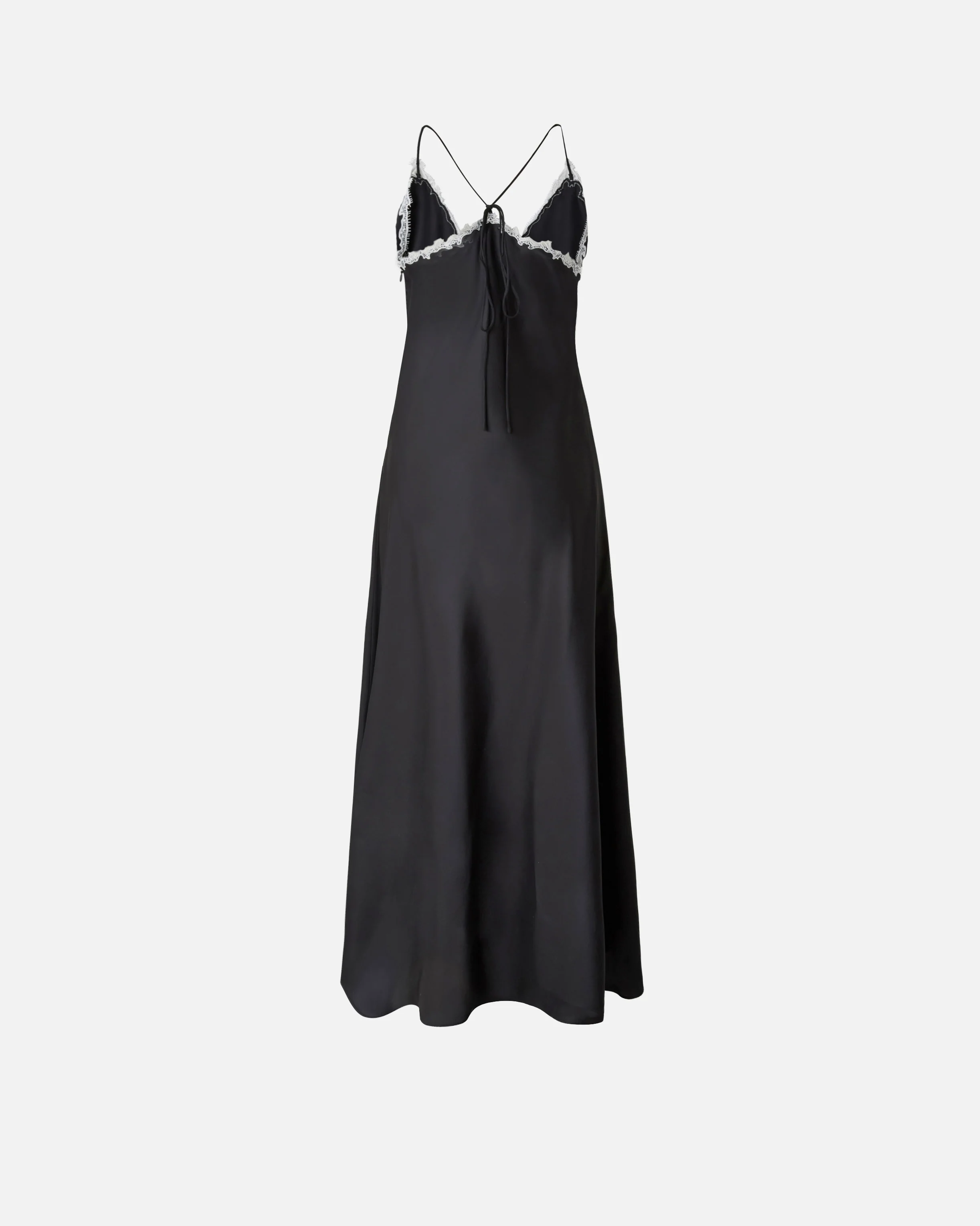 Long dress with lace inserts - Image 6