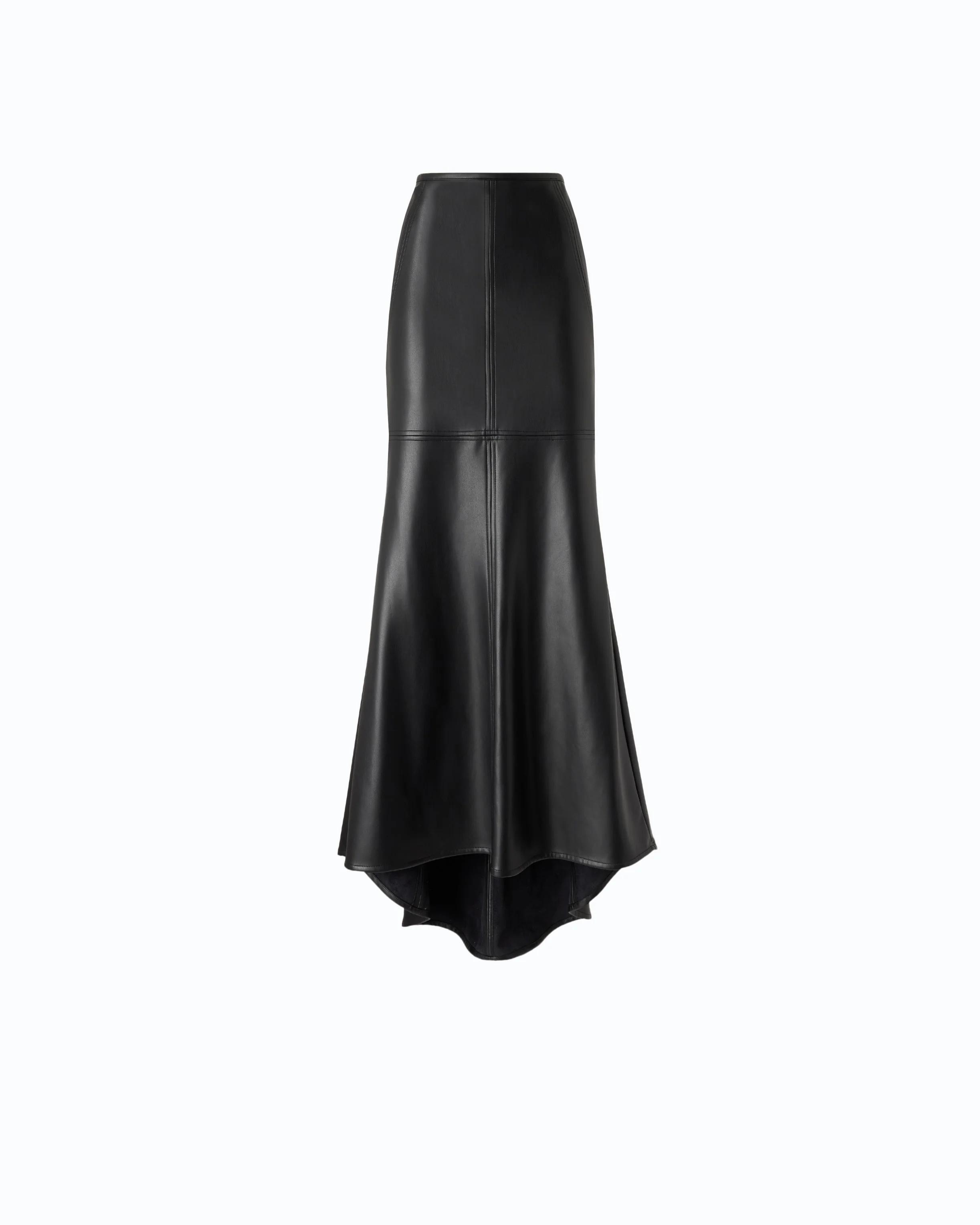 Long mermaid skirt in ultra-glossy fabric - Image 5