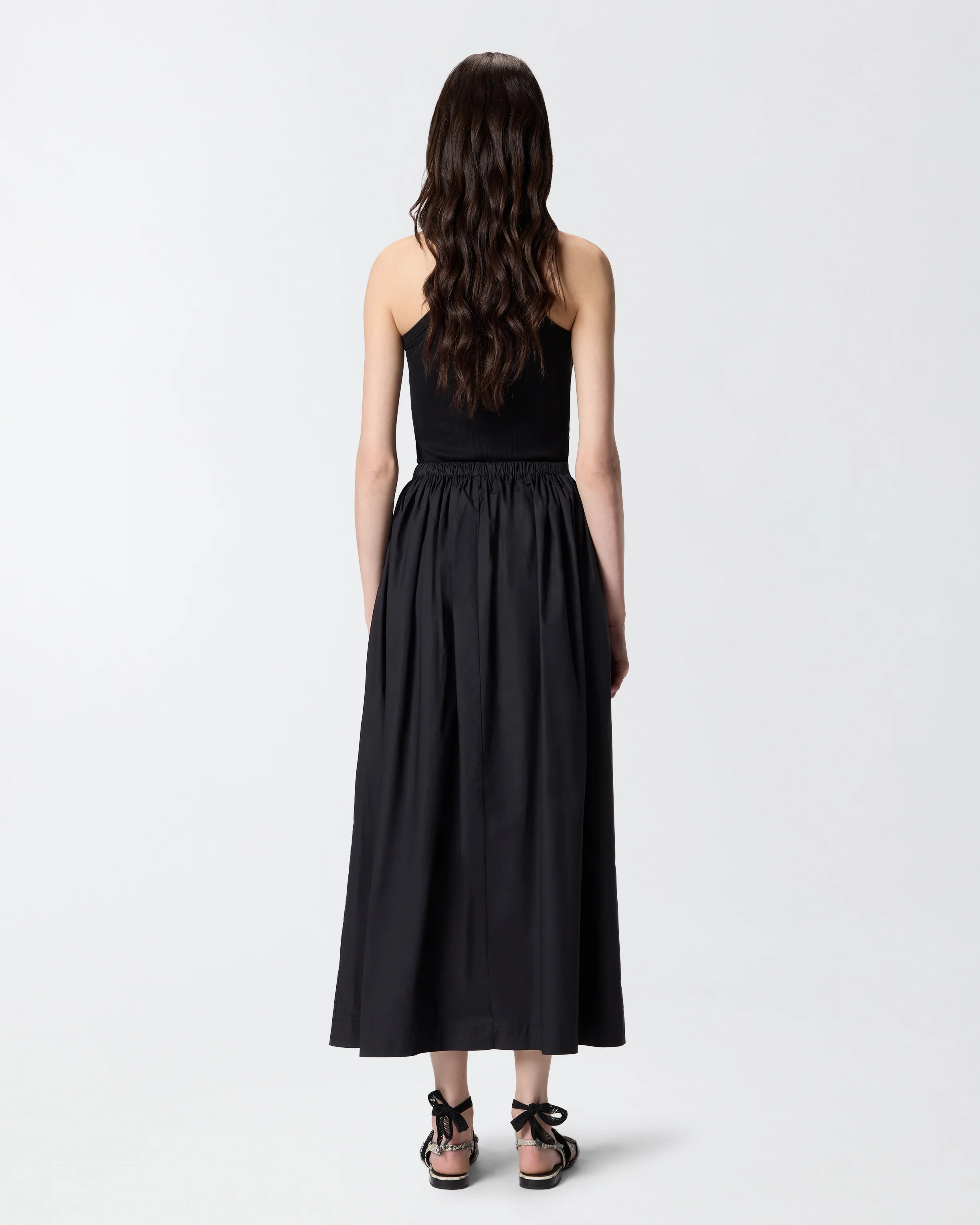 Long skirt with elasticated waist - Image 3