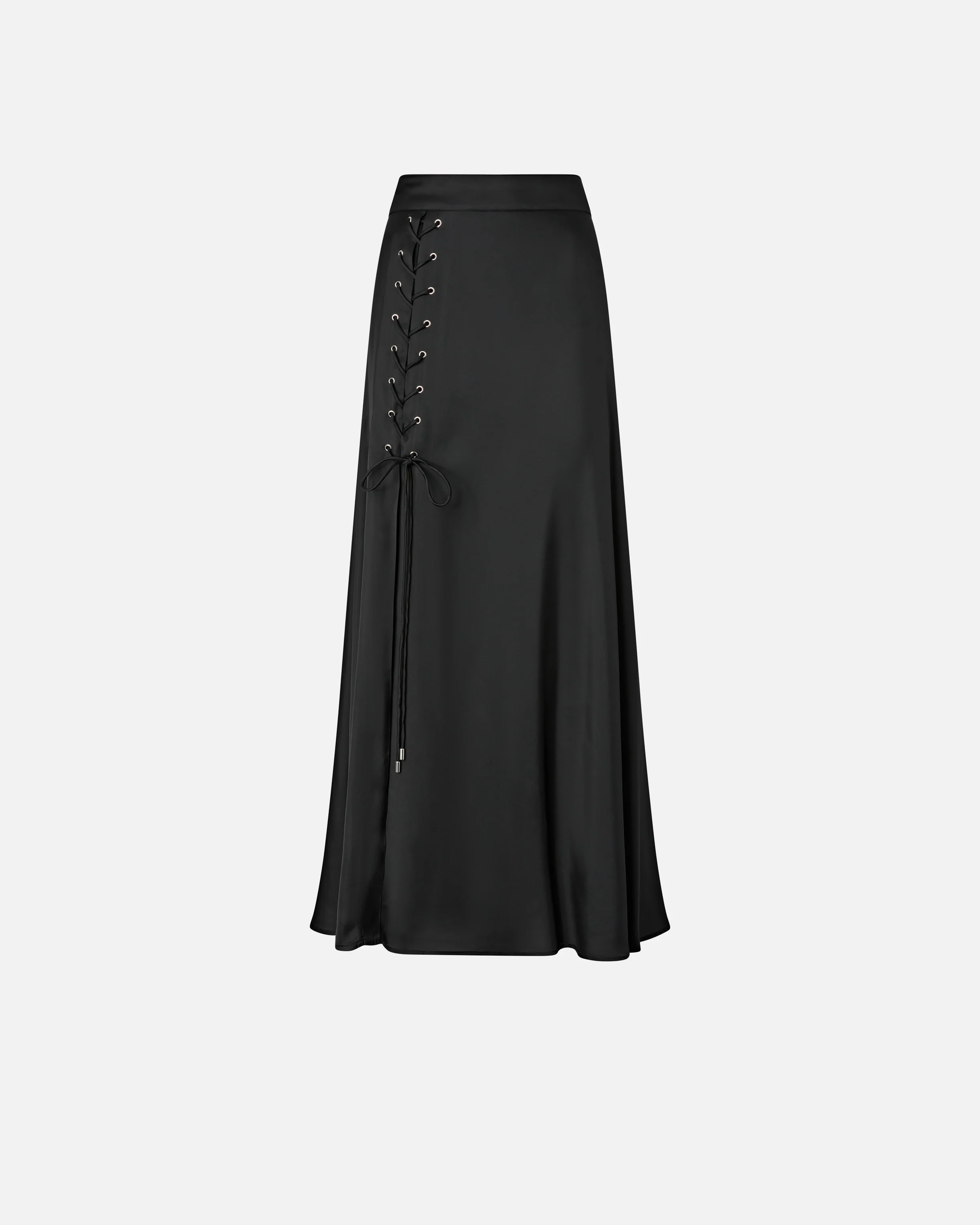 Long skirt with slit and laces - Image 5