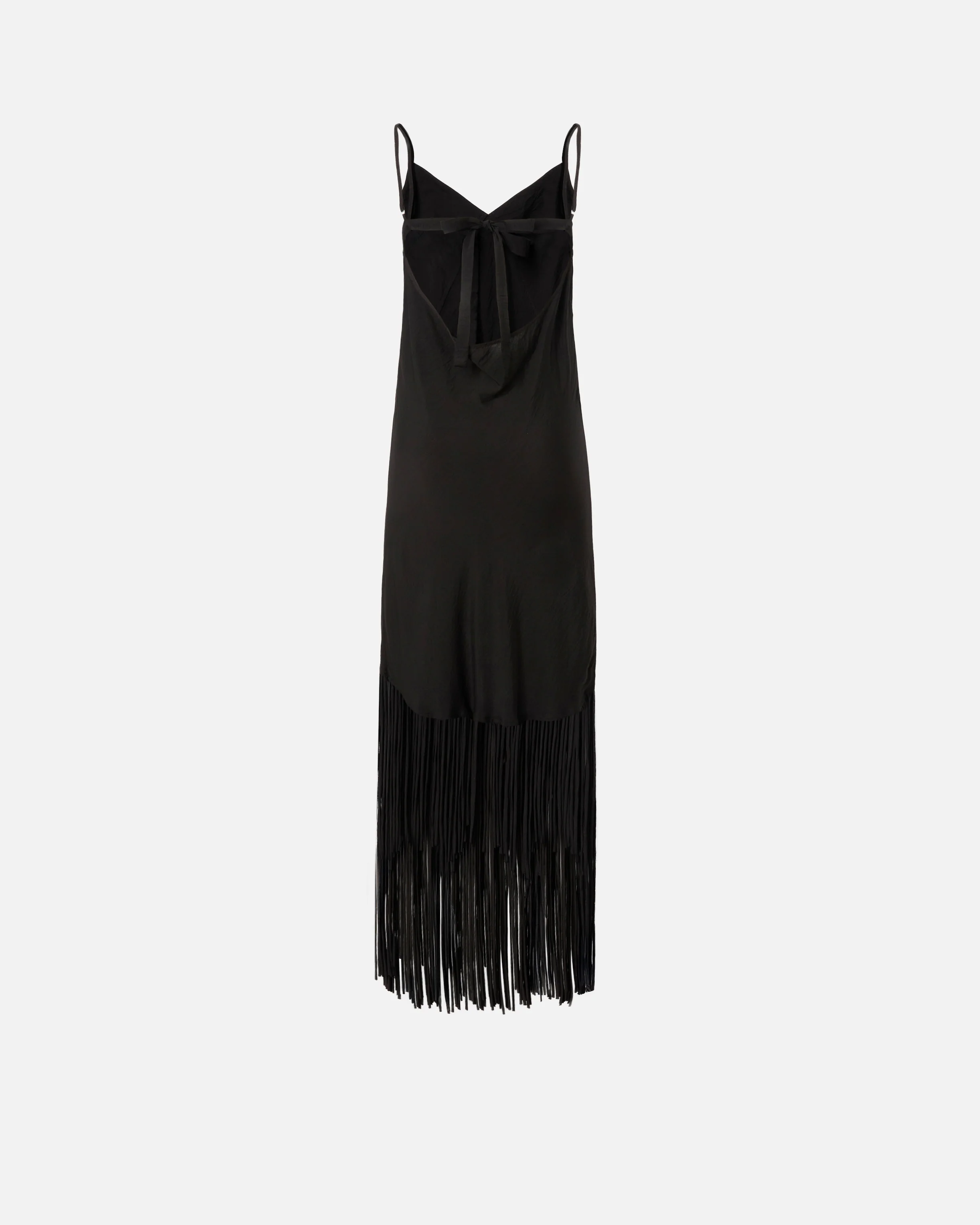 Long slip dress with fringing - Image 6