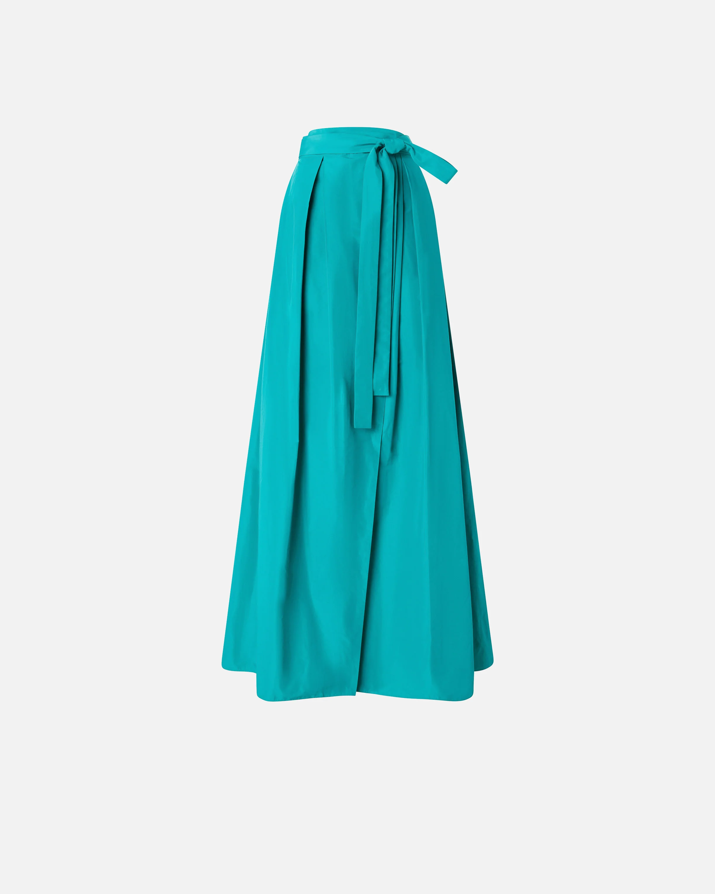Long wrap skirt with bow - Image 5