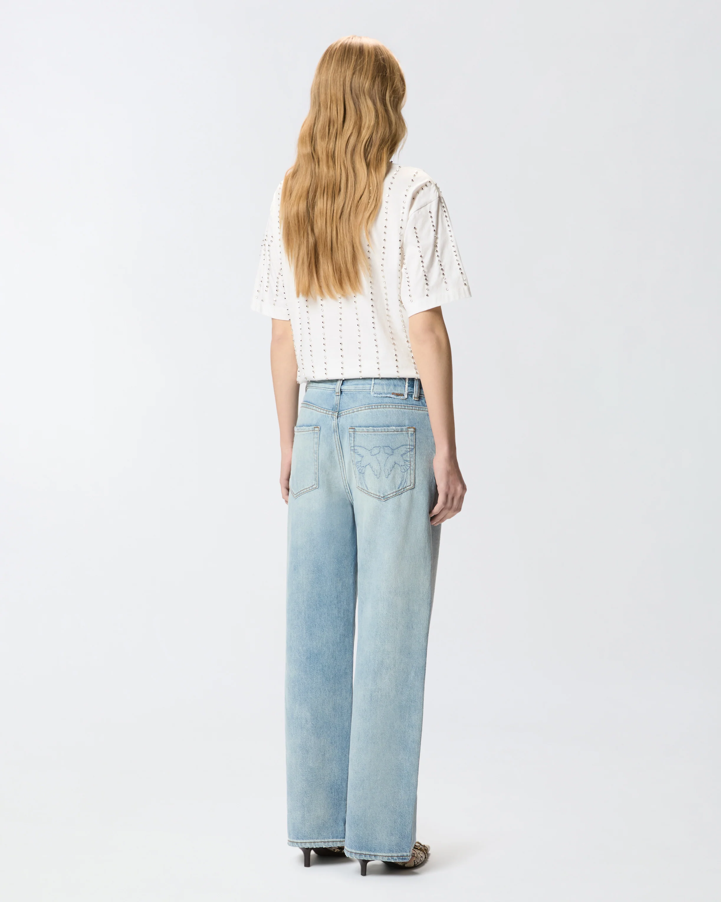 Loose-fit jeans with slits - Image 3