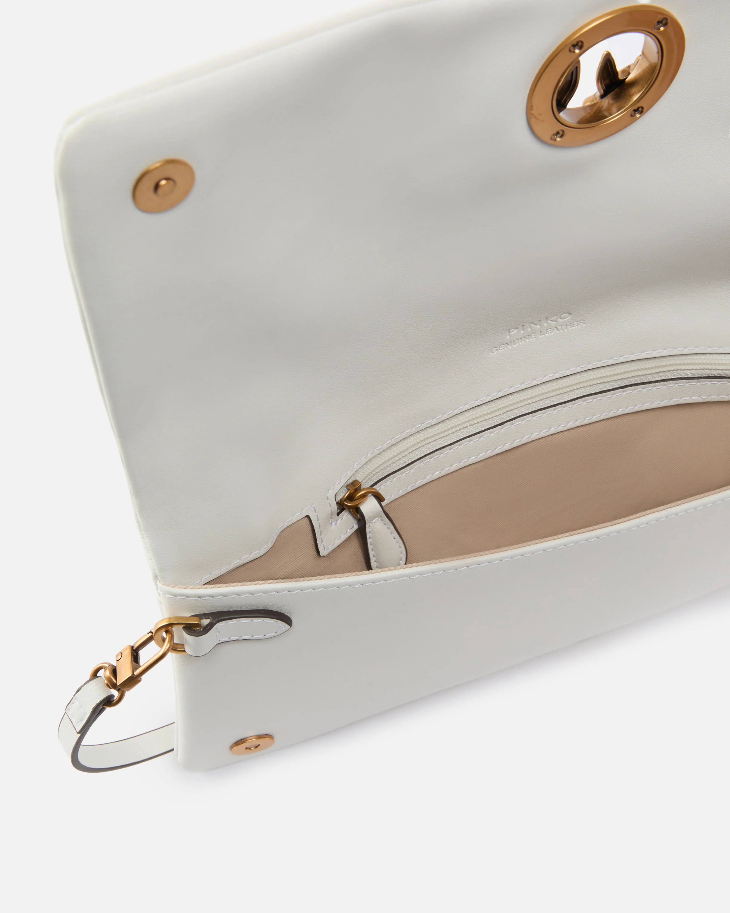 Love Bag Click Soft Horizontal medium crossbody clutch in leather - Image 4