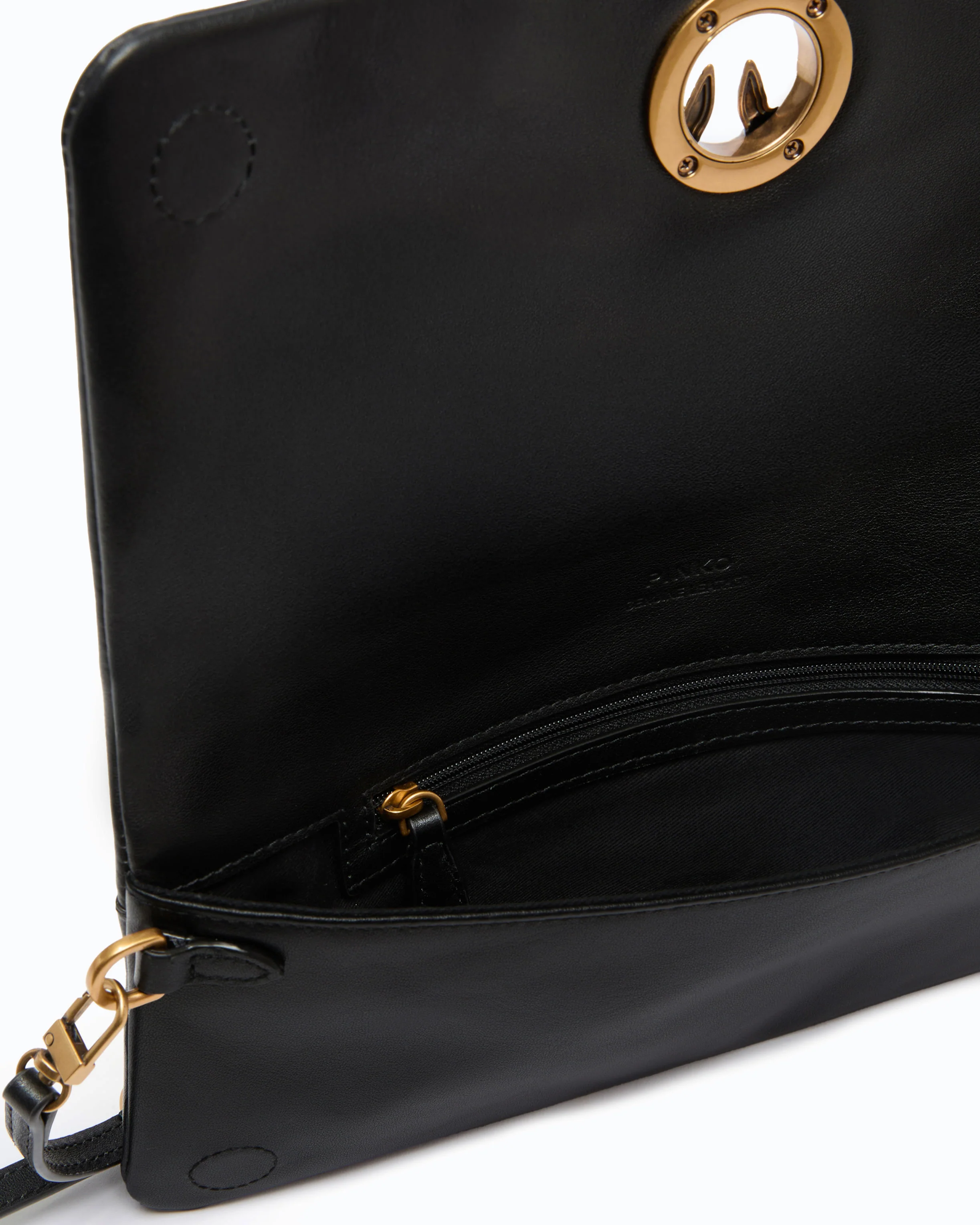 Love Bag Click Soft Horizontal medium crossbody clutch in leather - Image 4