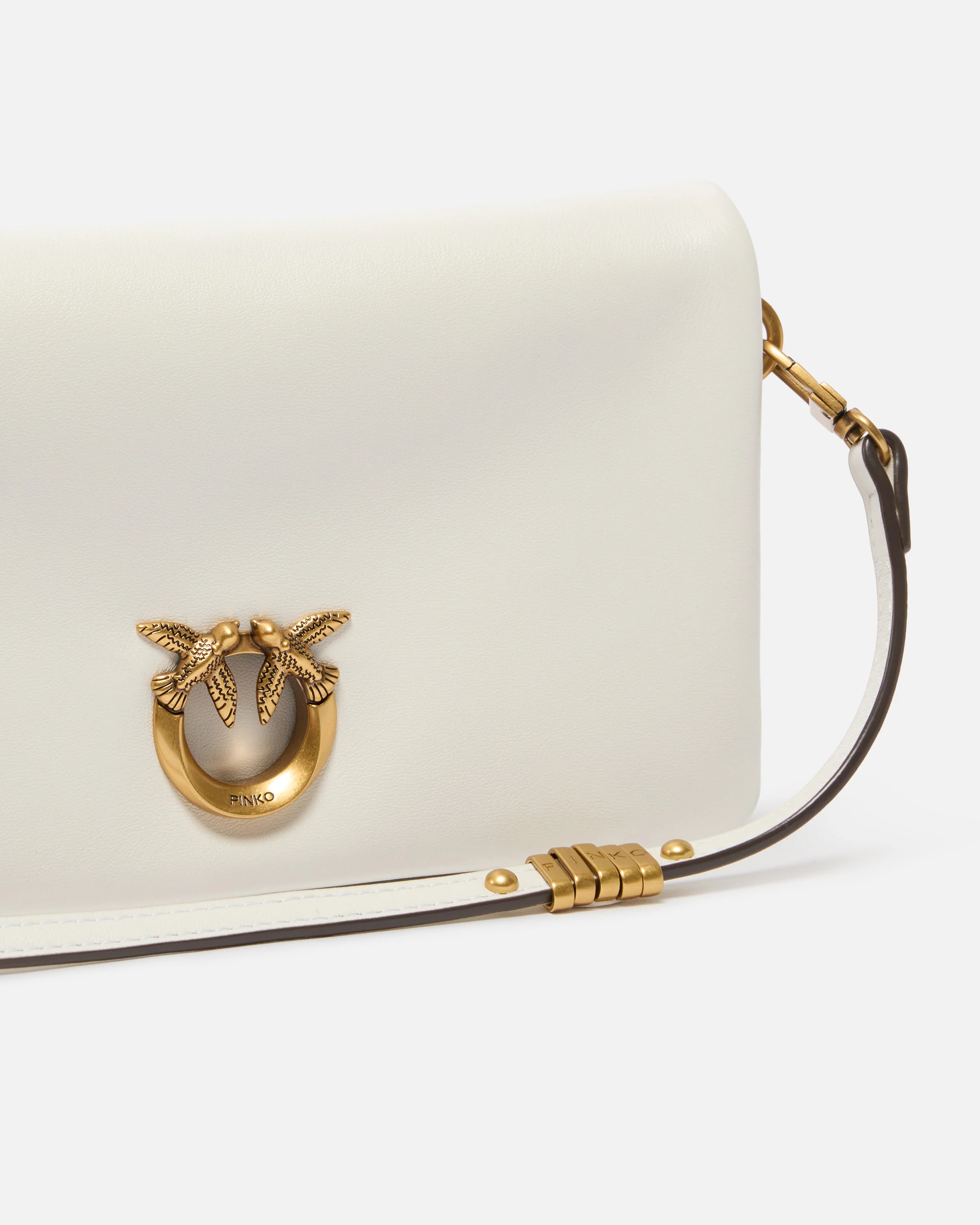 Love Bag Click Soft Horizontal Mini small crossbody clutch in leather - Image 3