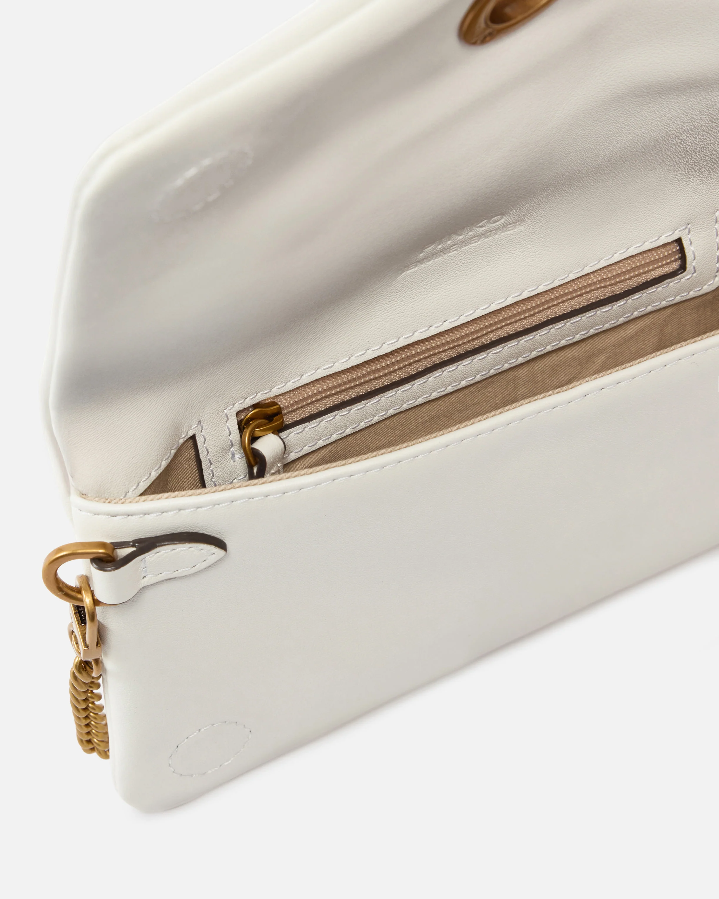 Love Bag Click Soft Horizontal Mini small crossbody clutch in leather - Image 4
