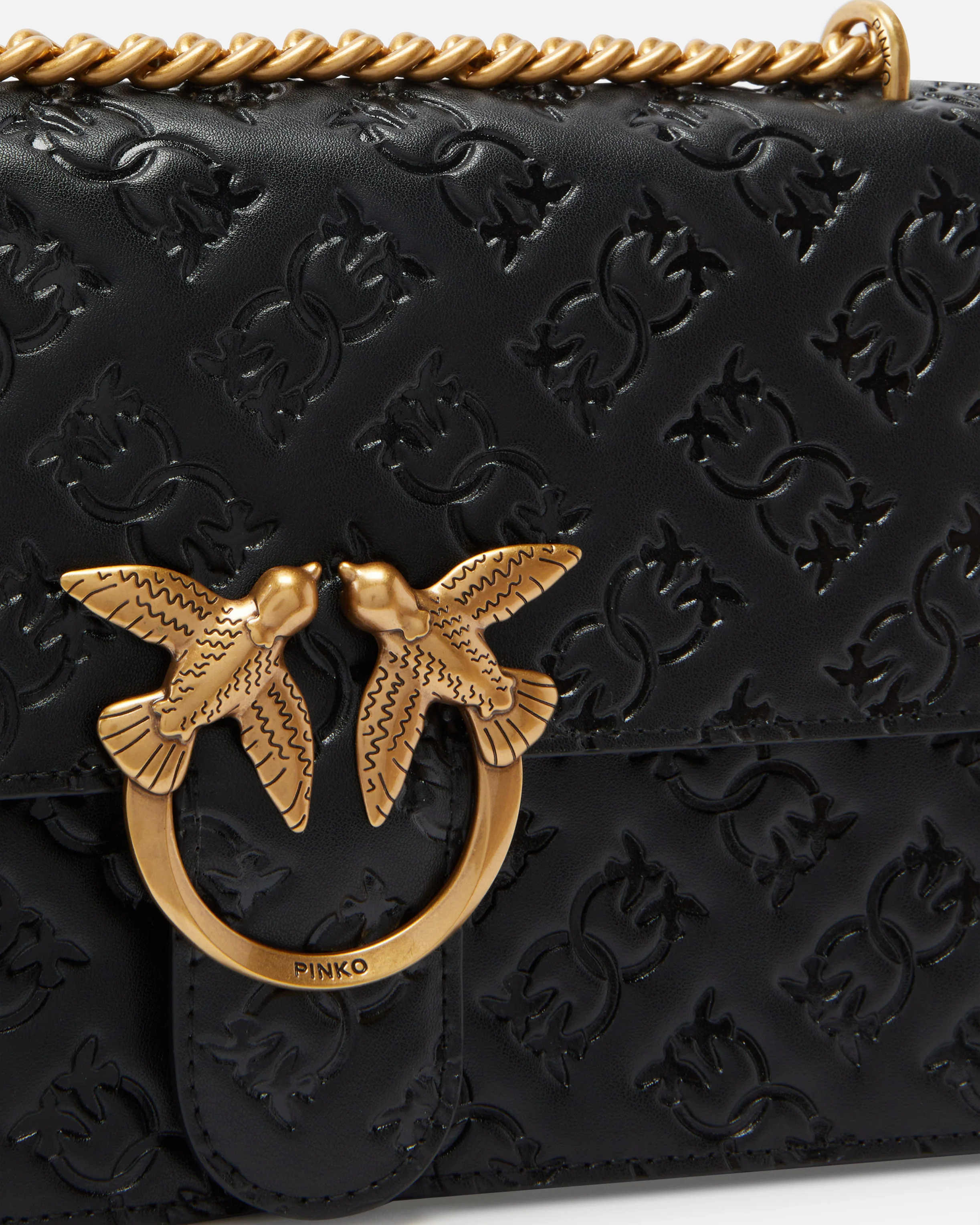 Love Bag leather crossbody bag with logo - Image 3