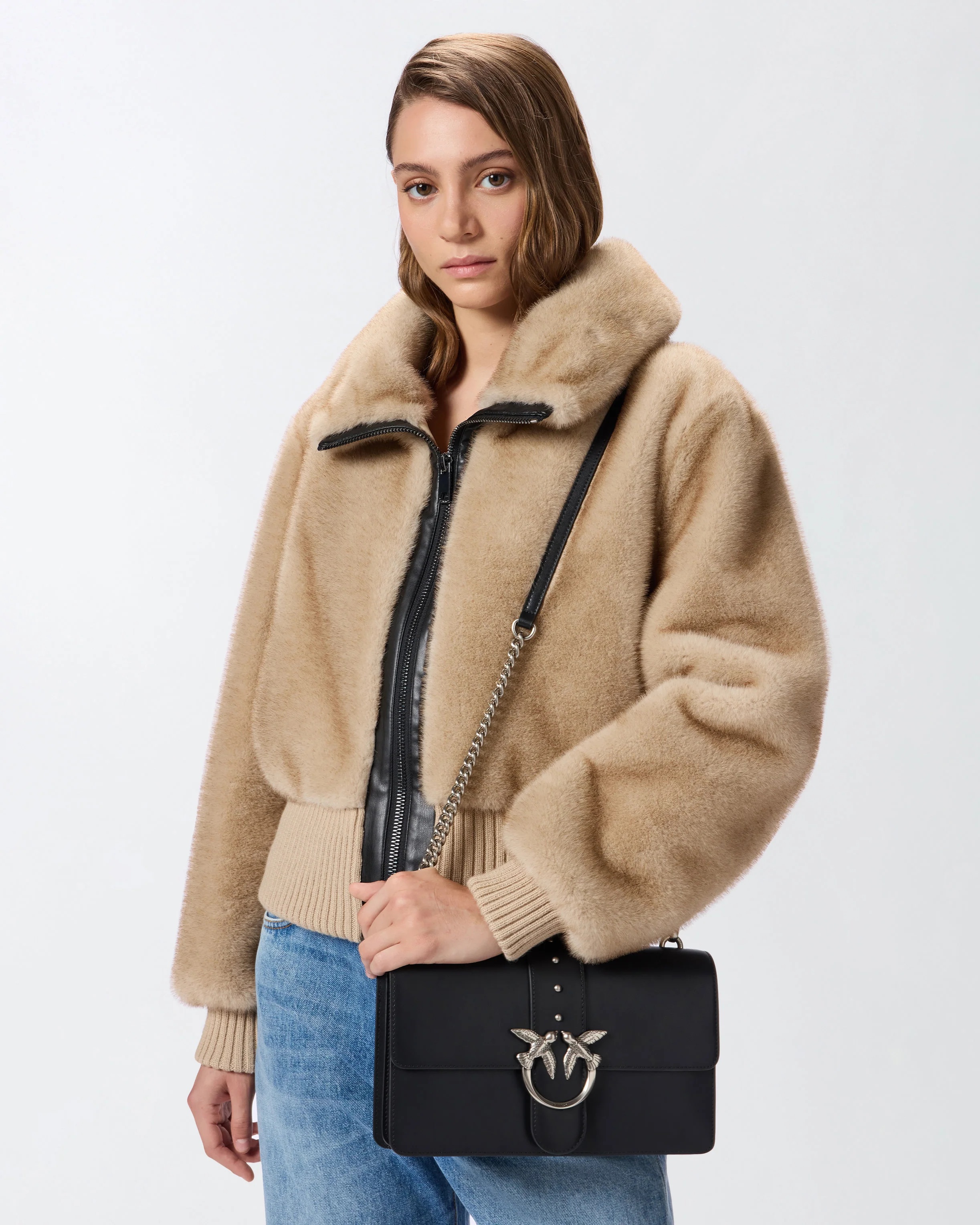 Love Bag One medium handbag in leather - Image 5