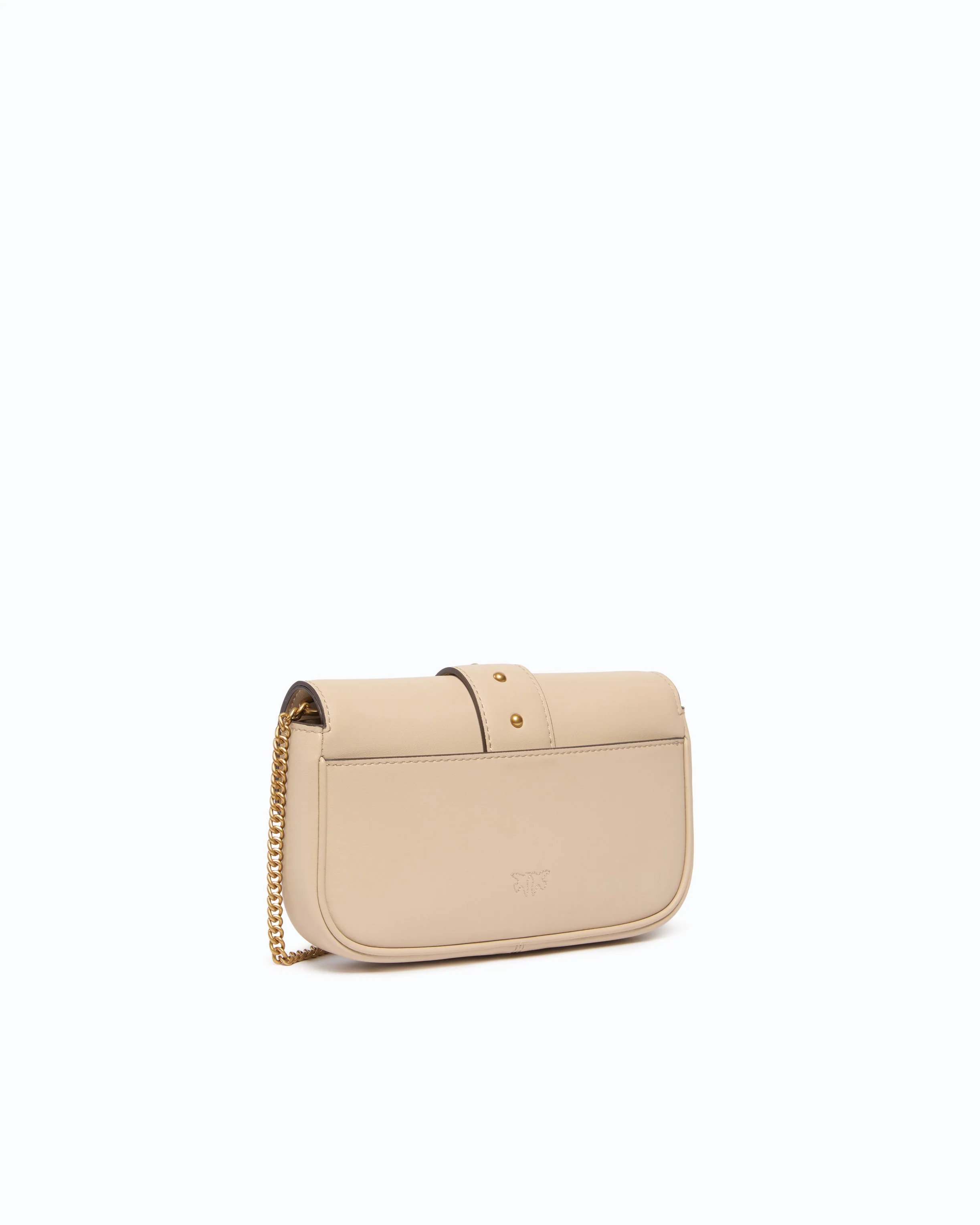 Love Bag Pocket small leather shoulder bag with jewel buckle - Image 2