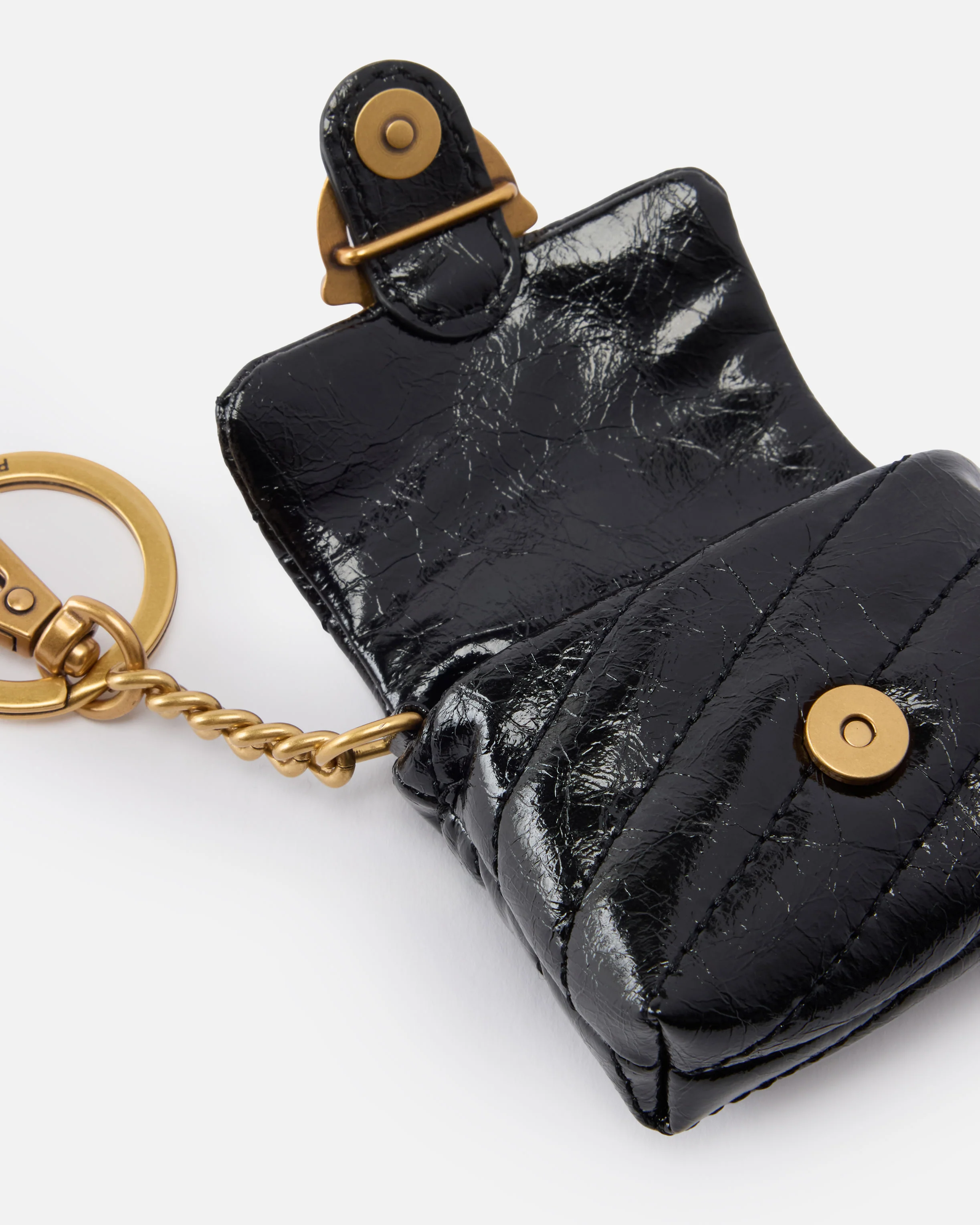 Love Bag Puff AirPods case in shiny leather - Image 3