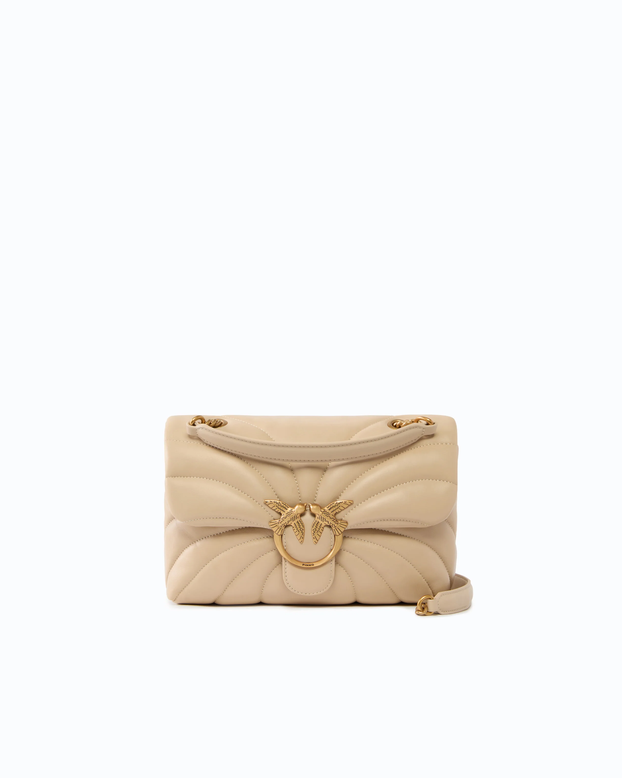 Love Bag Puff large butterfly quilt crossbody bag