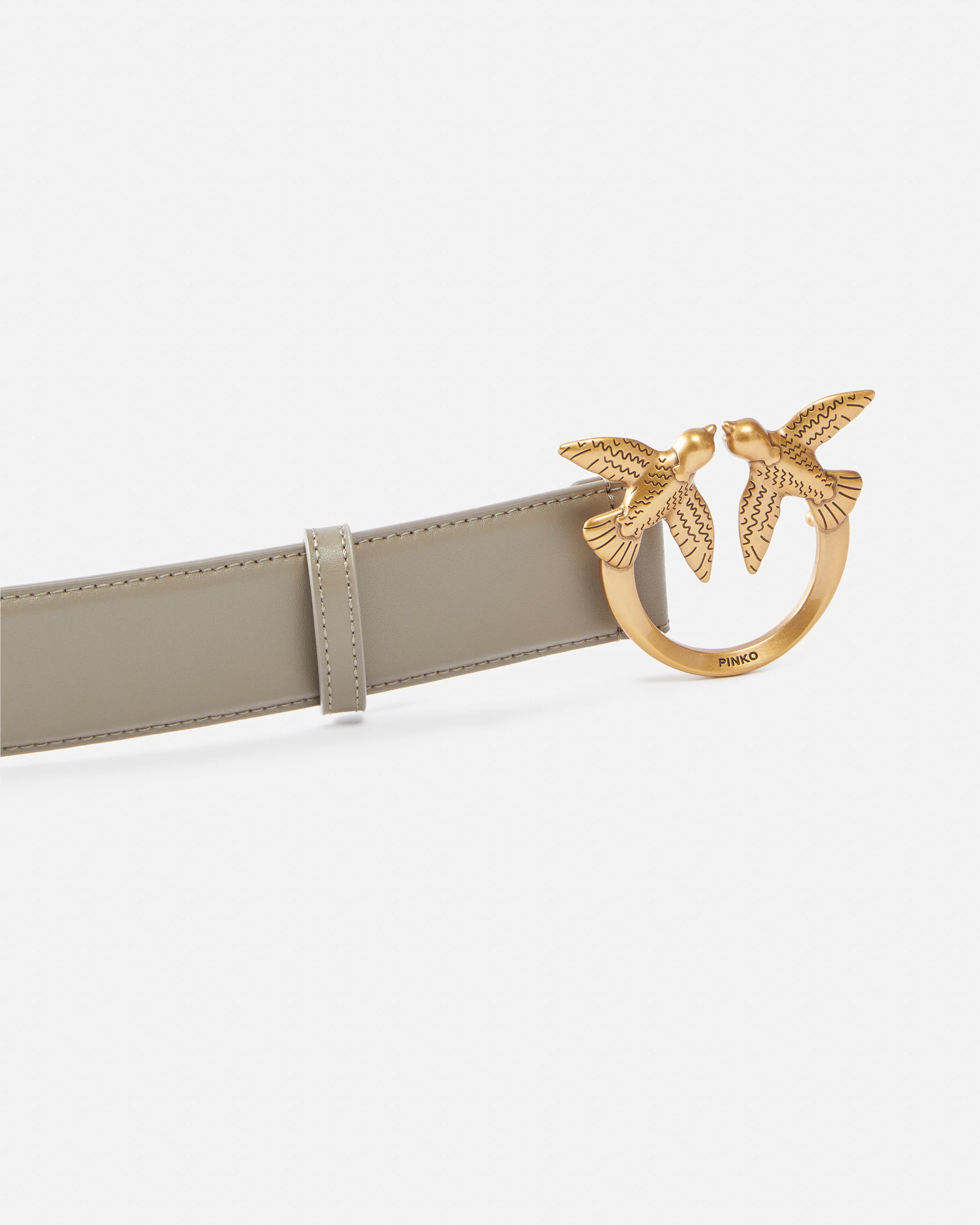 Love Birds high leather belt 4cm - Image 5