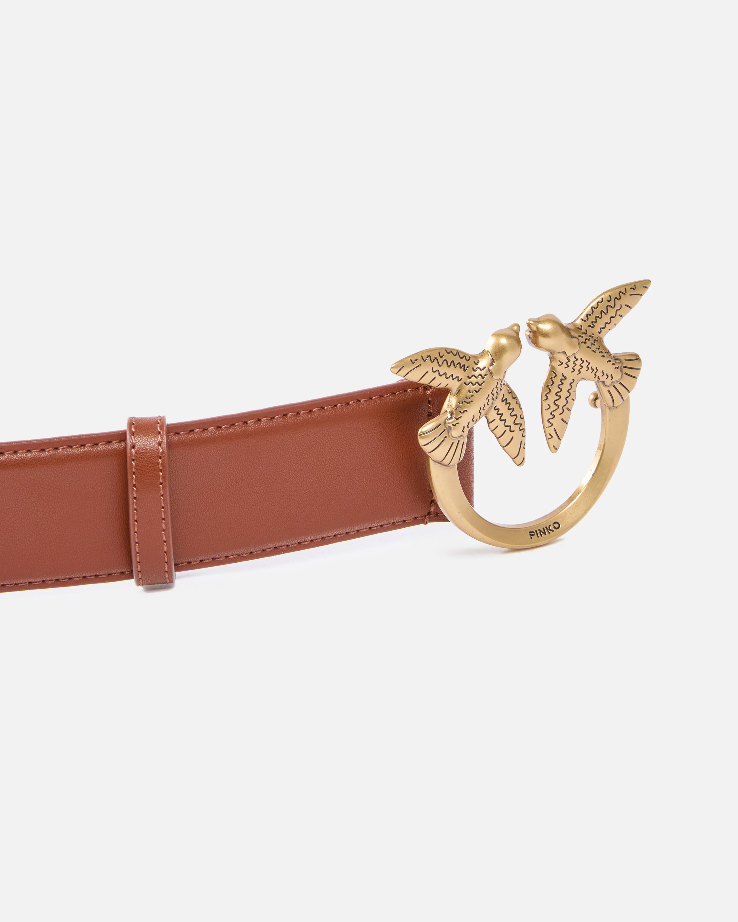 Love Birds high leather belt 4cm - Image 5