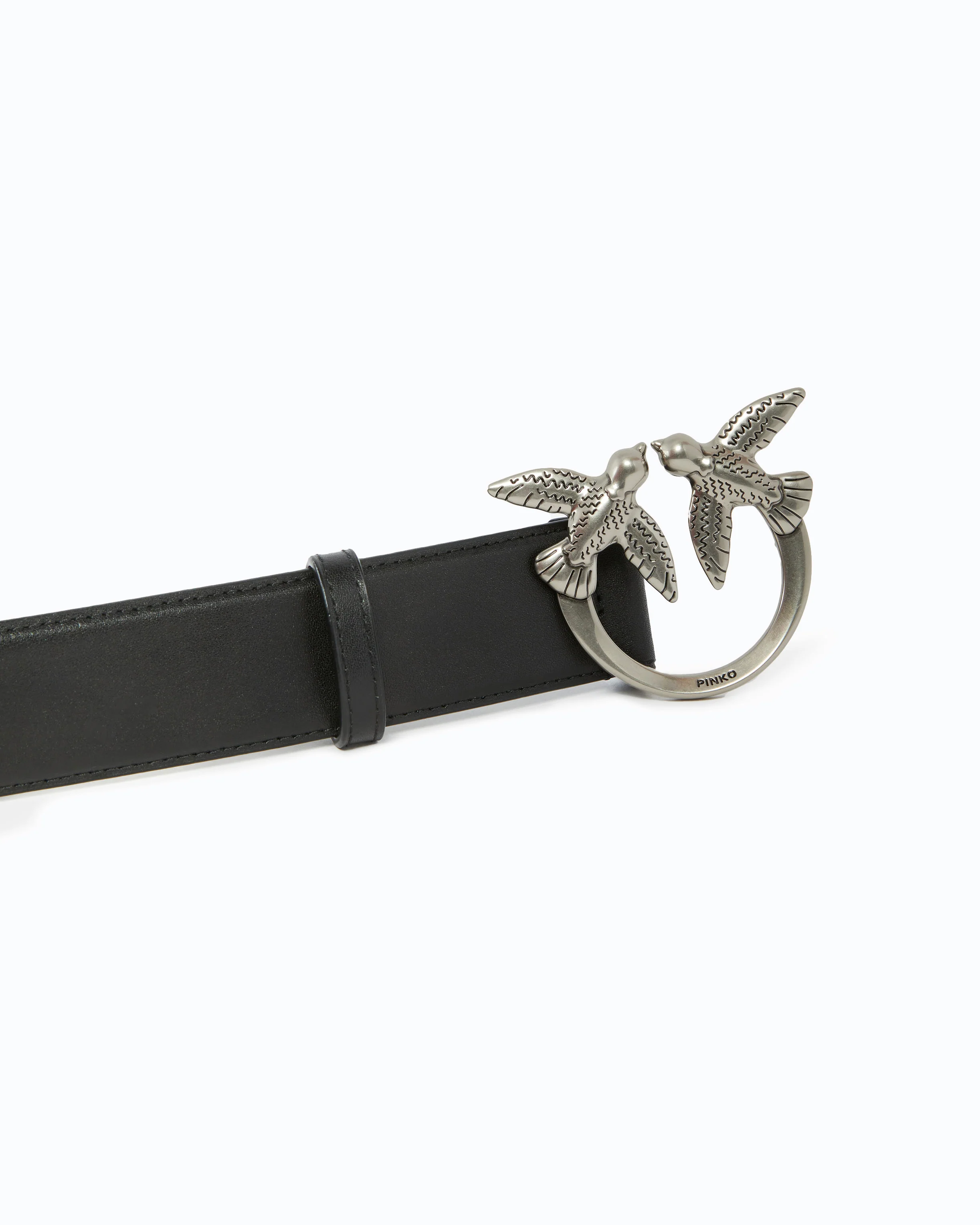 Love Birds high leather belt 4cm - Image 5