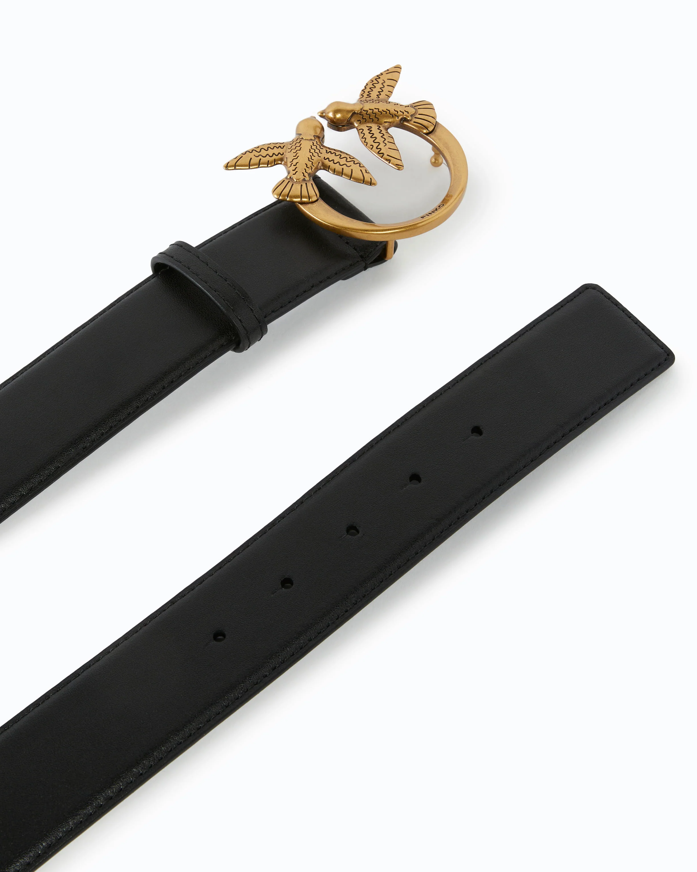 Love Birds high leather belt 4cm - Image 3