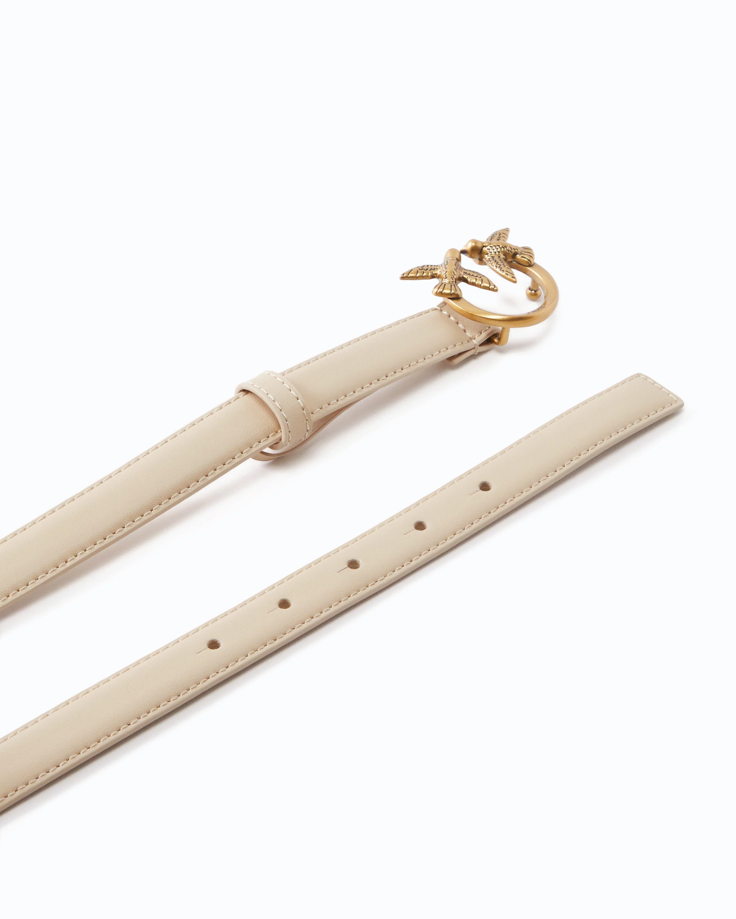 Love Birds thin leather belt 2cm - Image 3