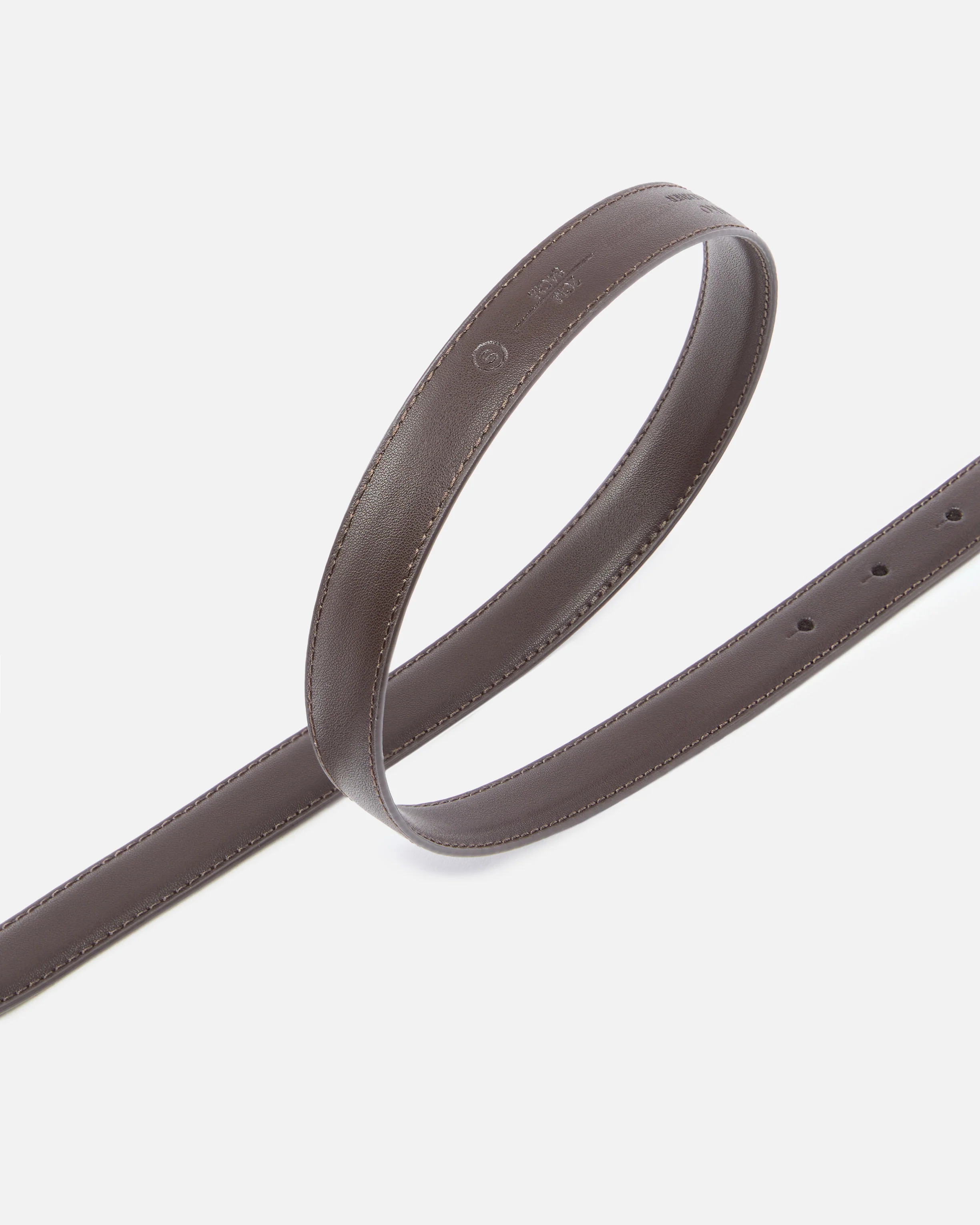 Love Birds thin leather belt 2cm - Image 4